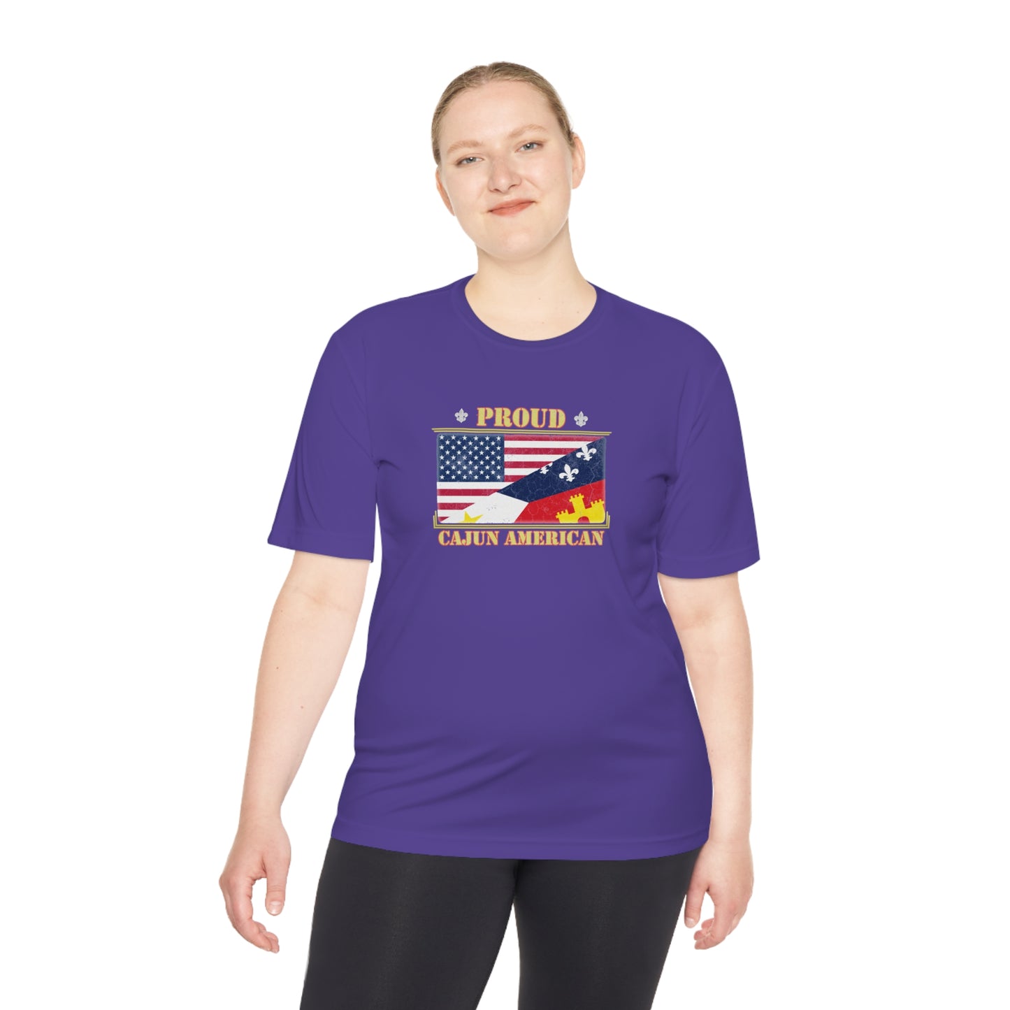 Cajun-American Proud Dry Fit T-Shirt