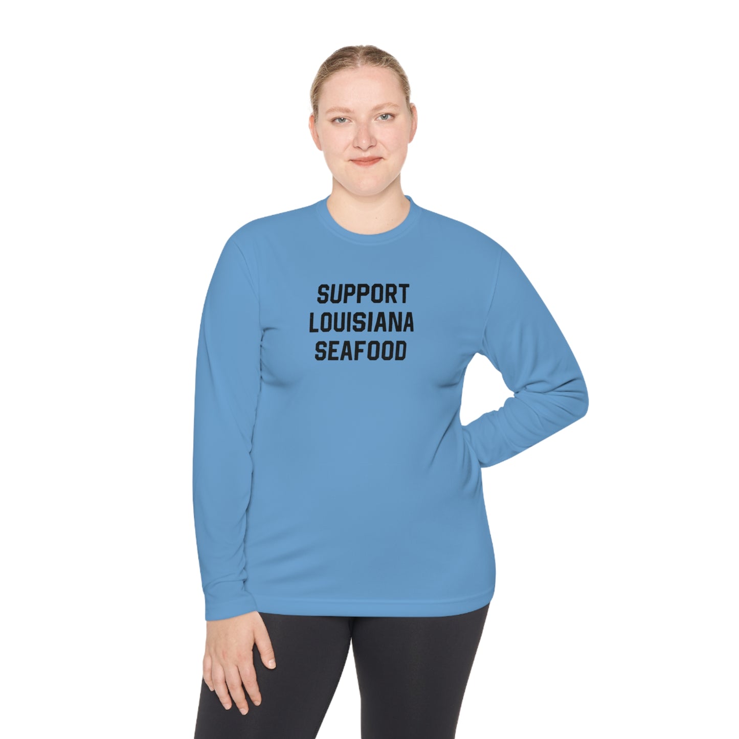 Support Louisiana Seafood Cajun Long Sleeve T-Shirt