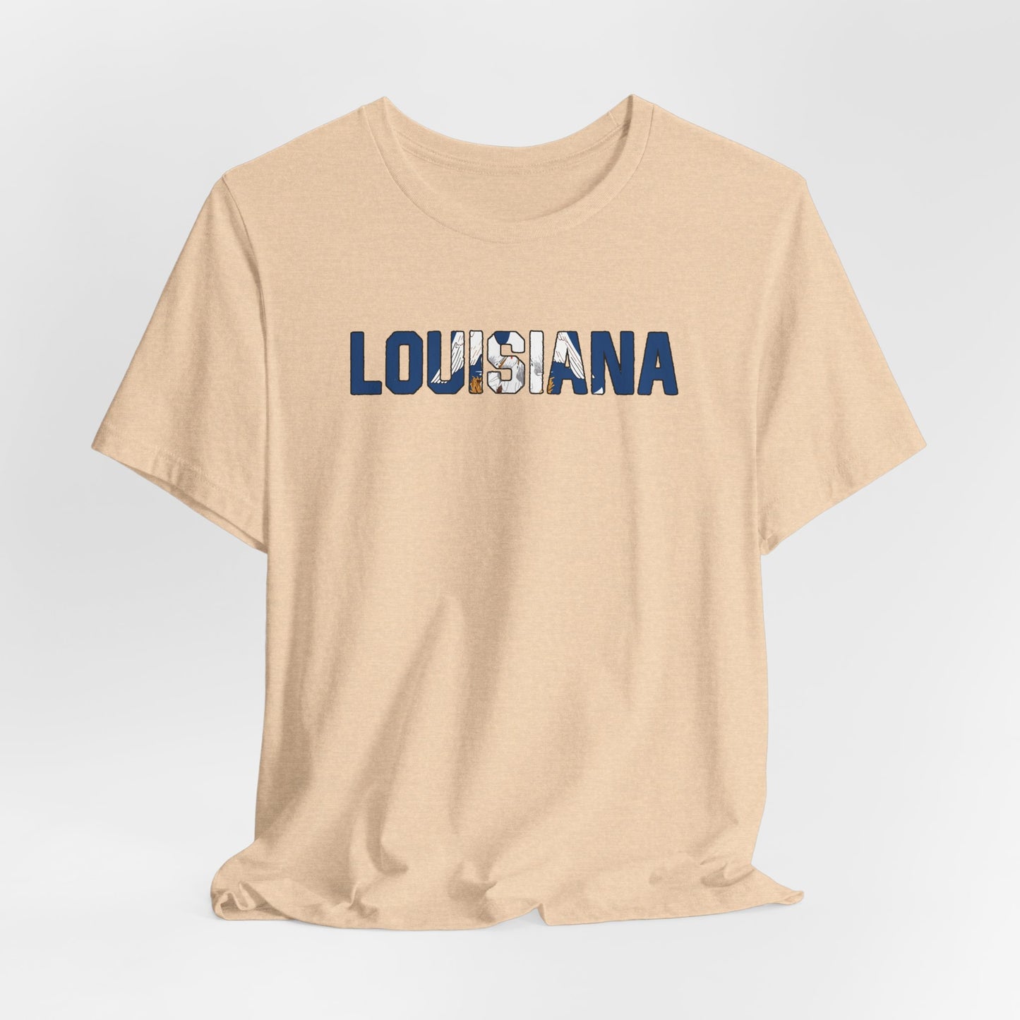 Louisiana with Flag T-Shirt