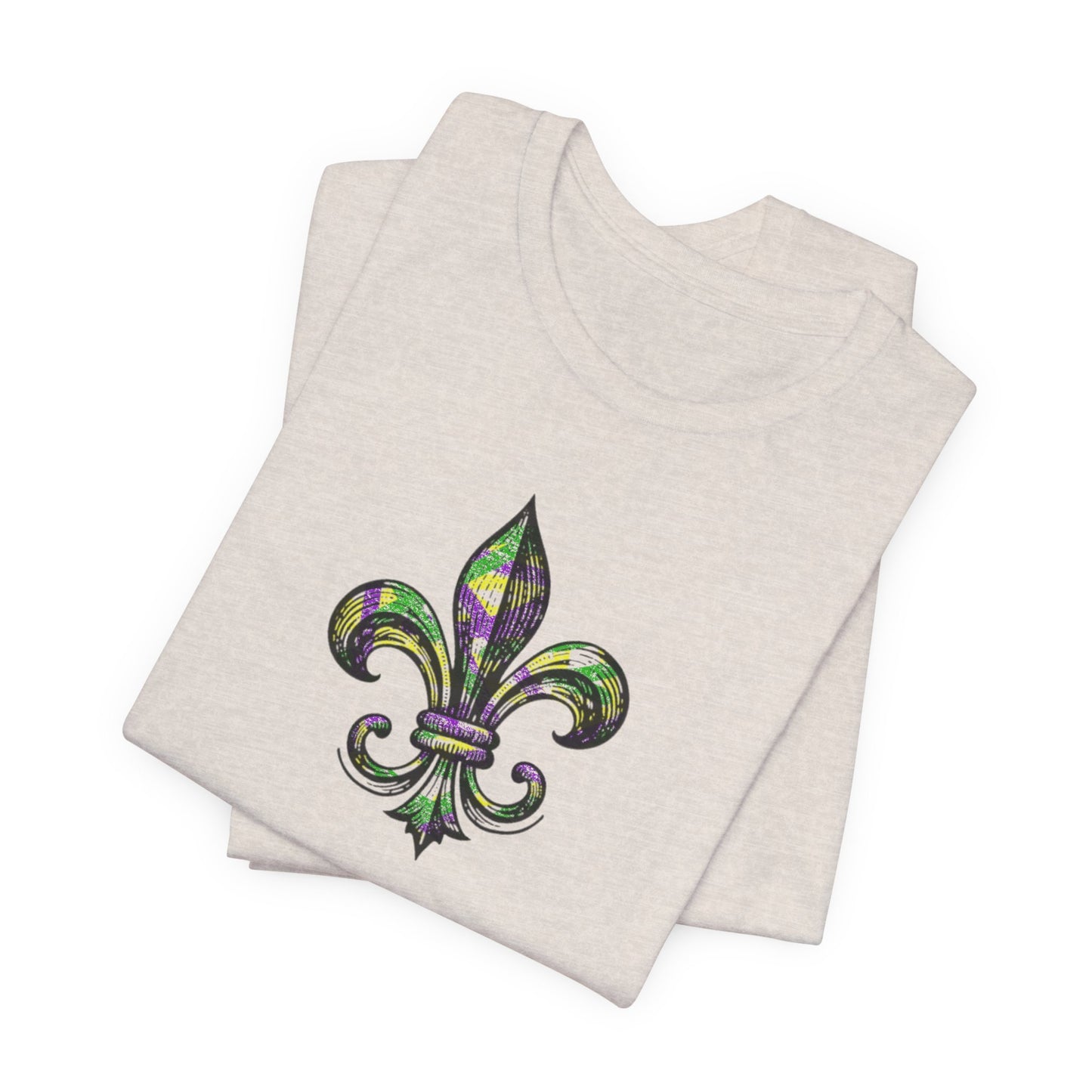 Mardi Gras Fleur-de-lis Cajun T-Shirt