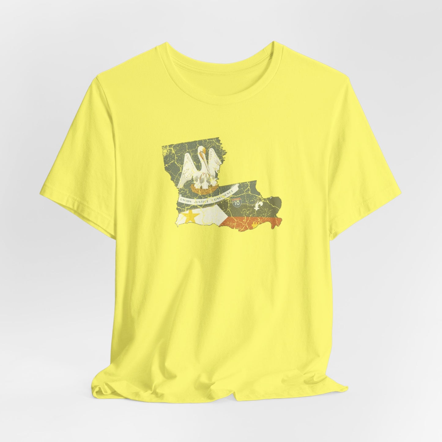 South of Interstate 10 Map Cajun Shirt