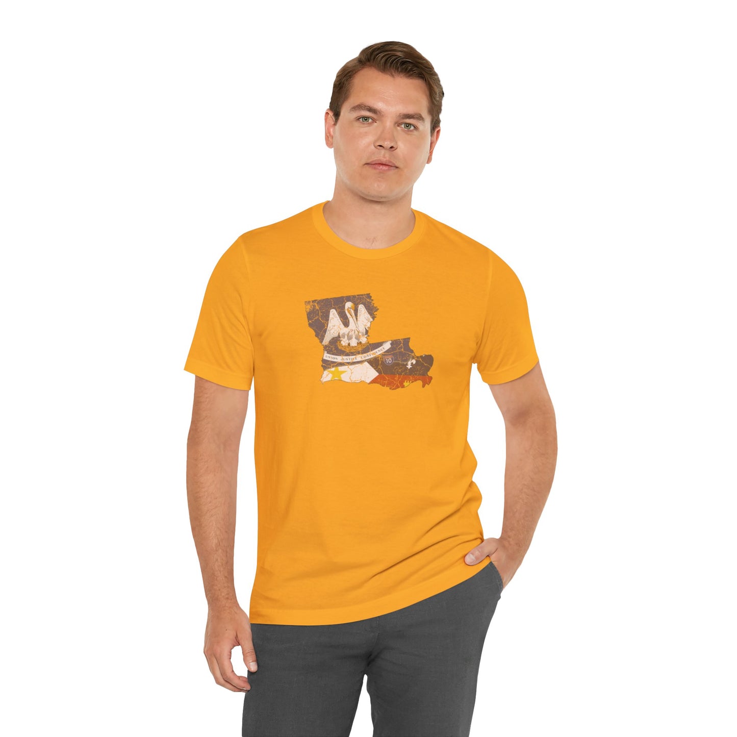 South of Interstate 10 Map Cajun Shirt