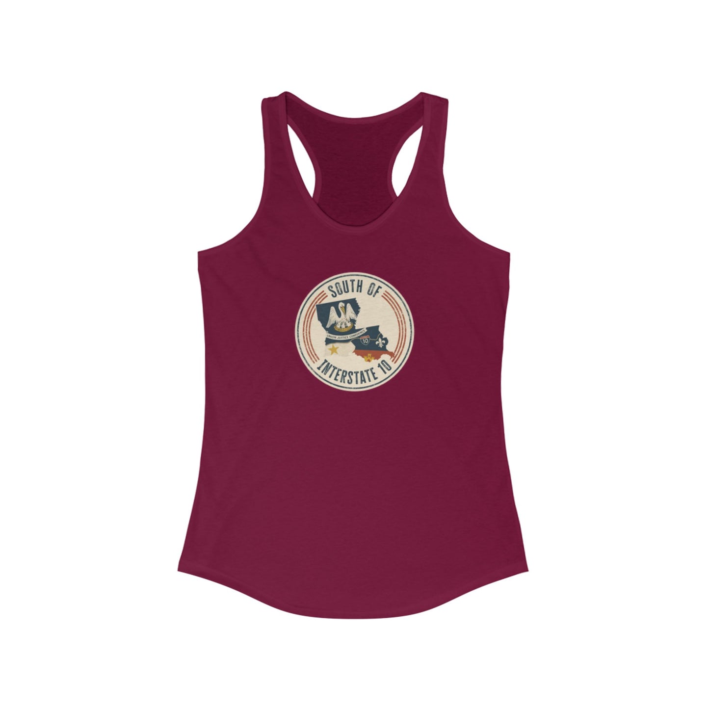 south-of-interstate-10-cajun-store-womens-cajun-country-south-of-i-10-tank-top