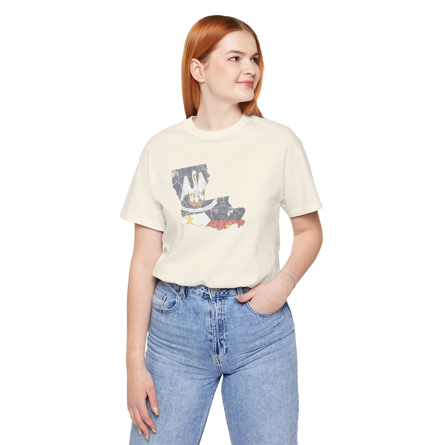 South of Interstate 10 Map Cajun Shirt