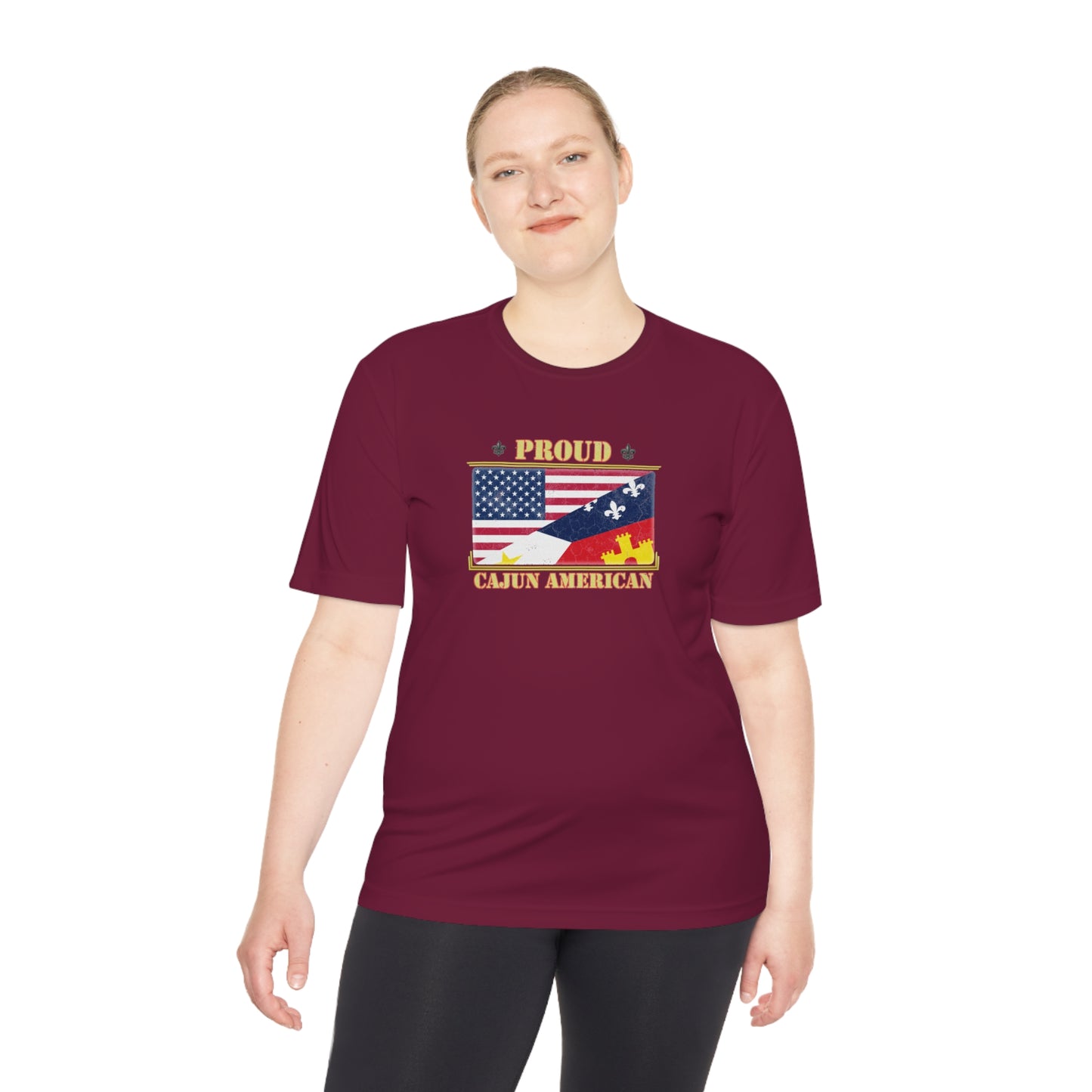 Cajun-American Proud Dry Fit T-Shirt