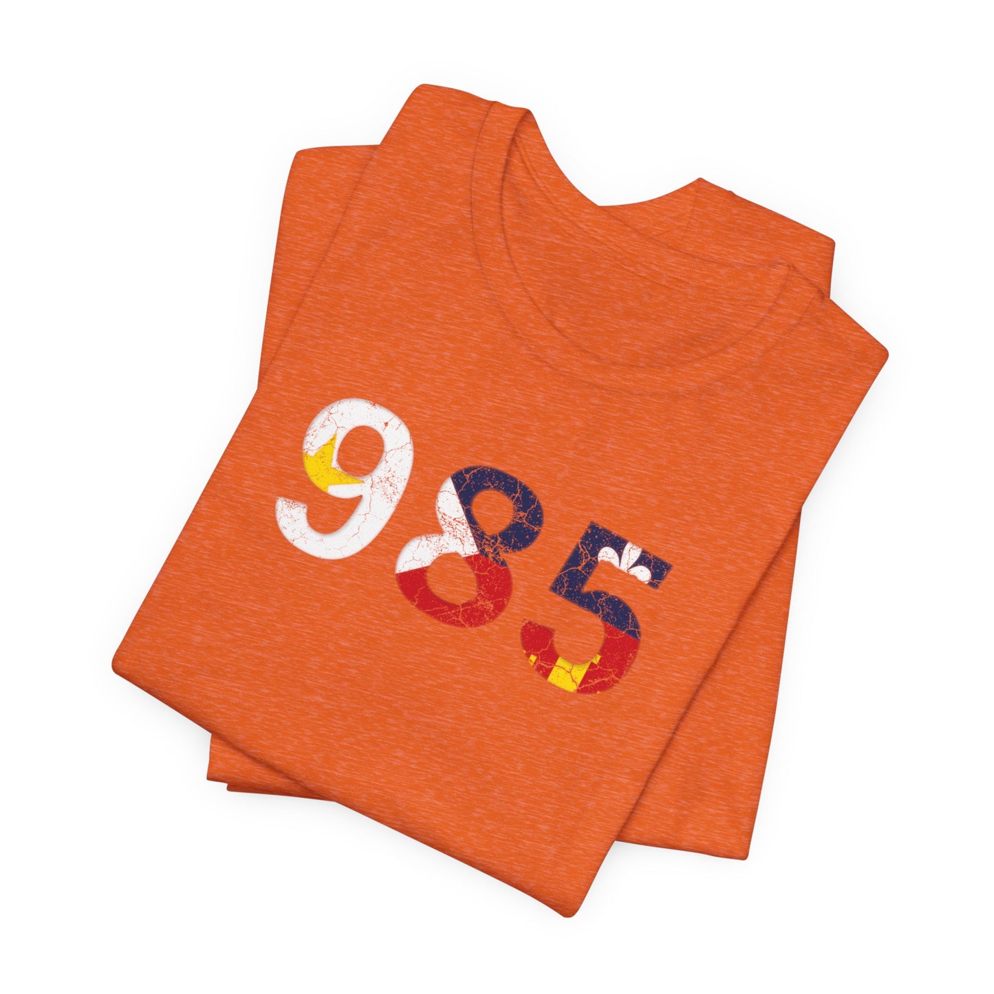 Cajun Flag 985 Area Code T-Shirt