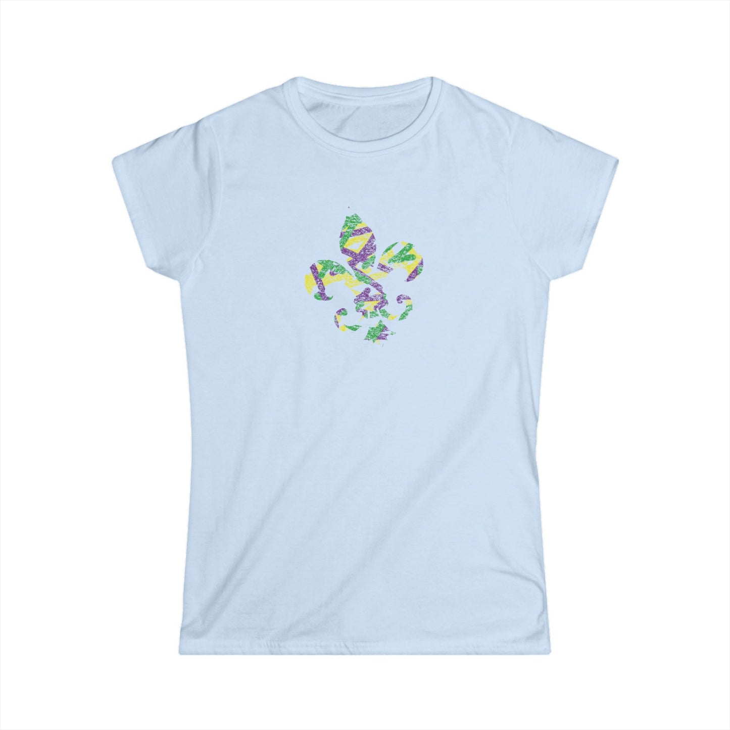 Women's Mardi Gras Fleur-de-Lis Cajun T-Shirt