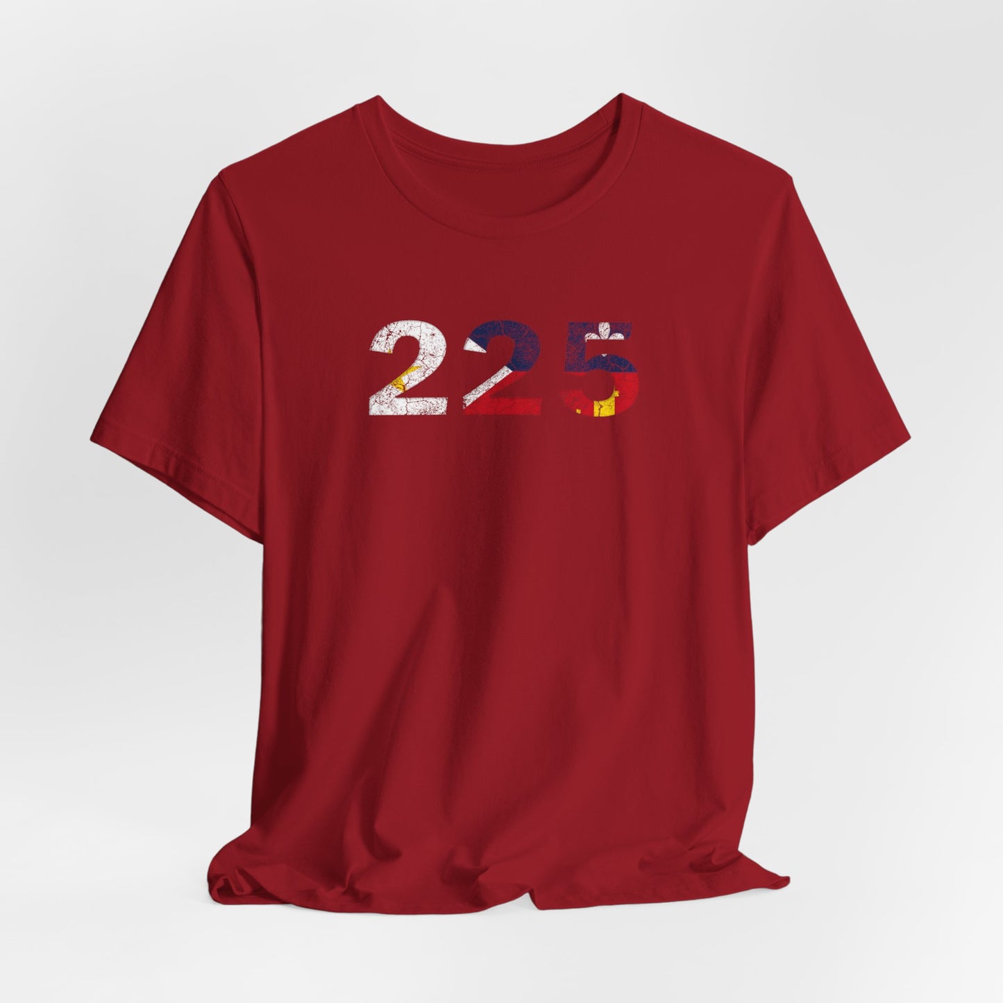 Cajun Flag 225 Area Code T-Shirt