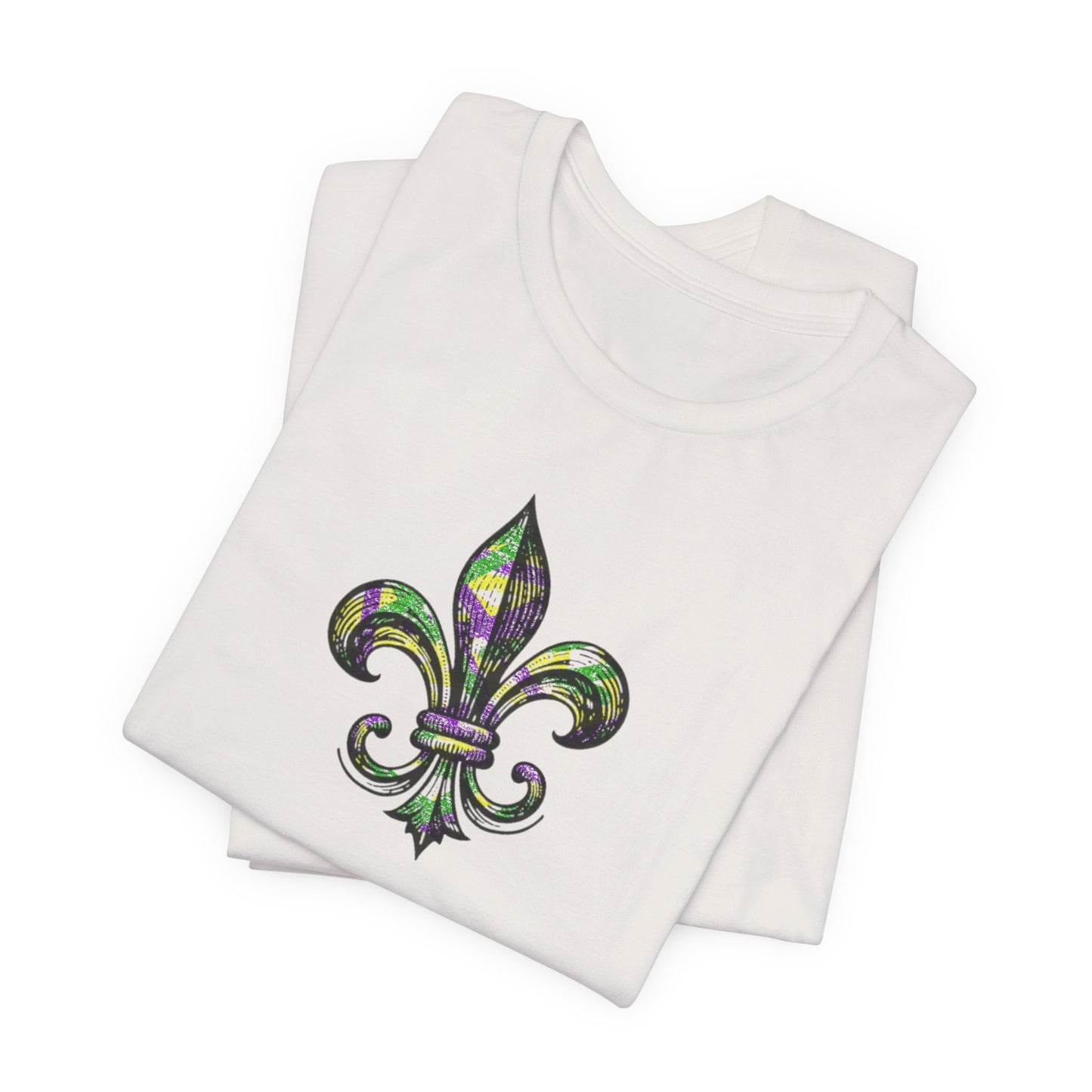 Mardi Gras Fleur-de-lis Cajun T-Shirt