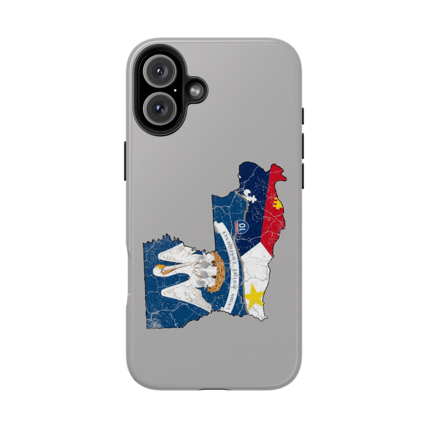 South of Interstate 10 Map Cajun Phone Case