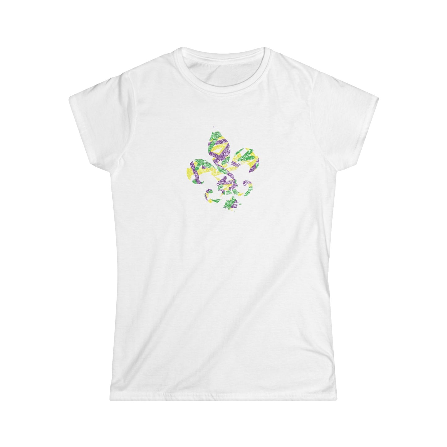Women's Mardi Gras Fleur-de-Lis Cajun T-Shirt