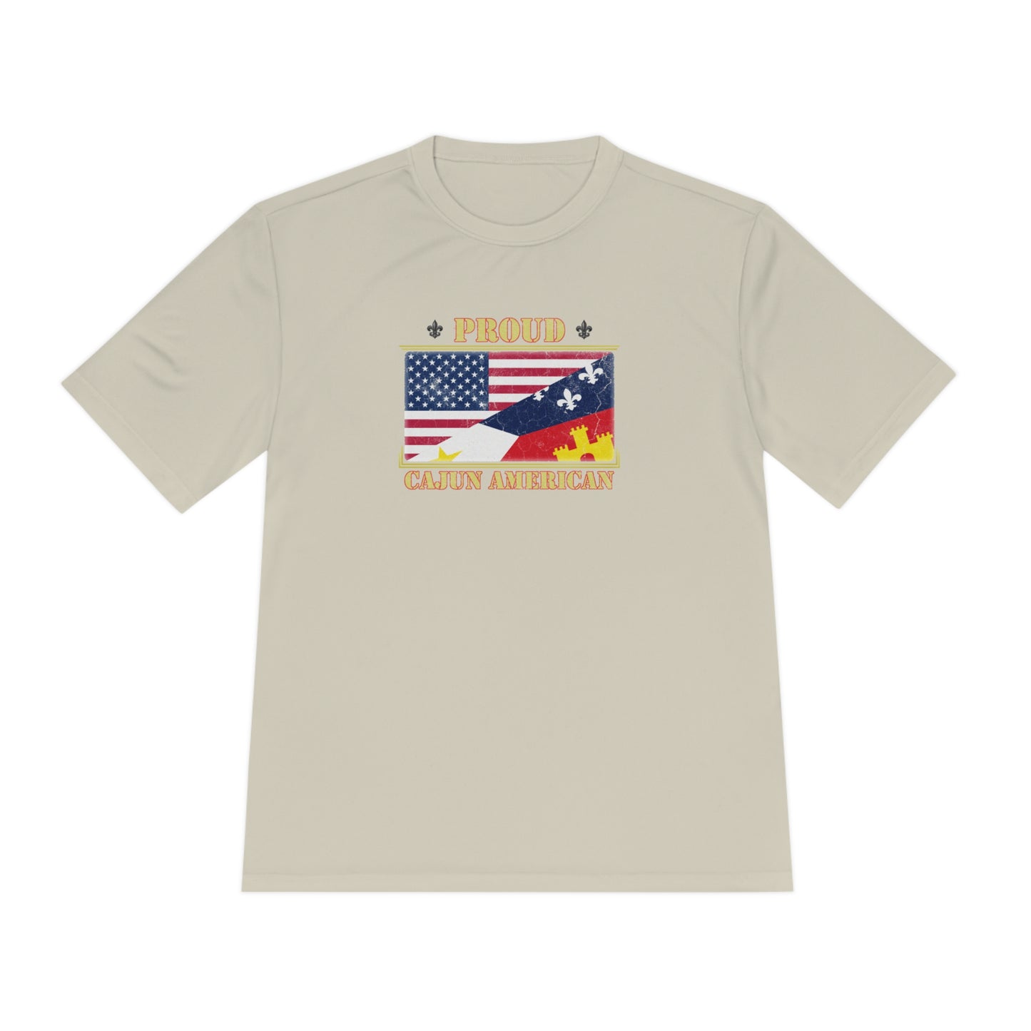 Cajun-American Proud Dry Fit T-Shirt
