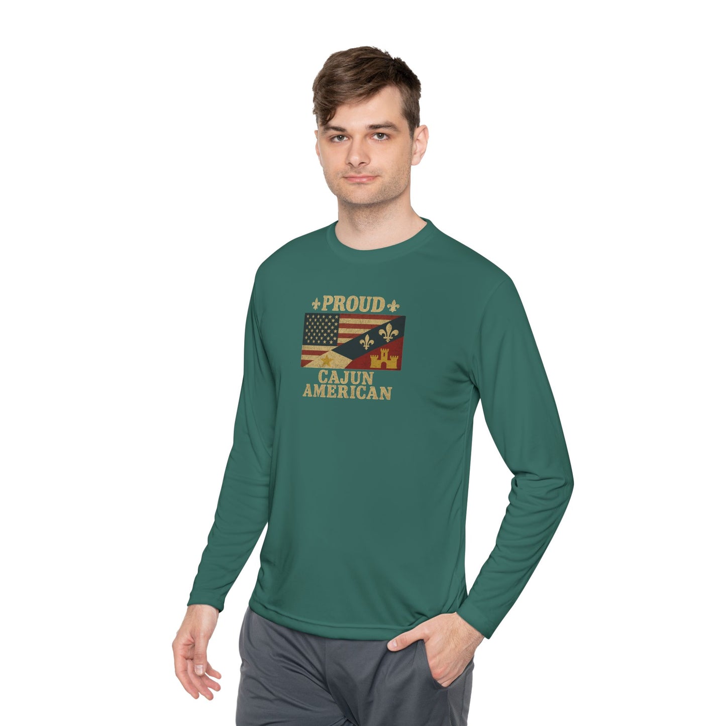 Proud Cajun-American Long Sleeve T-Shirt