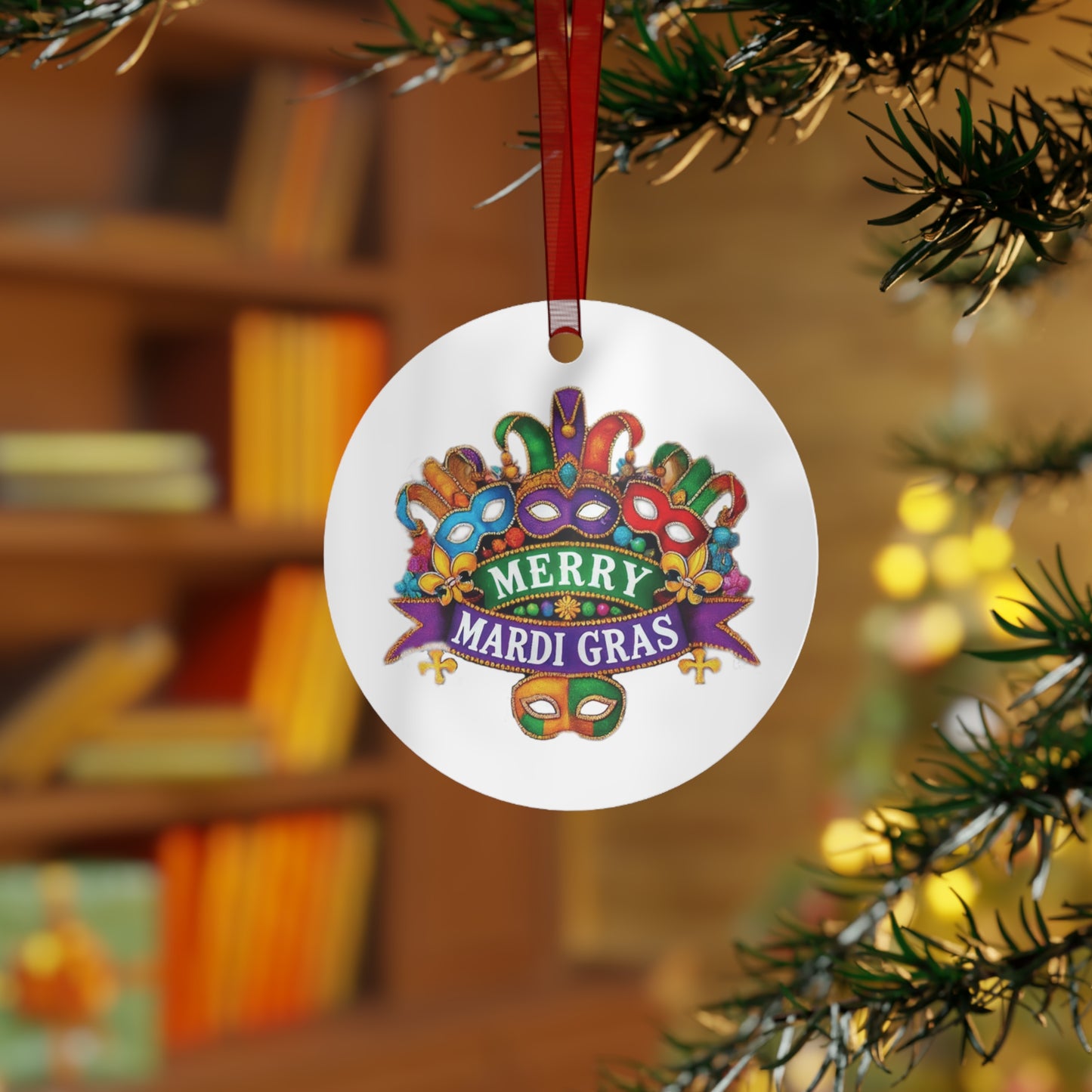 Merry Mardi Gras Ornament