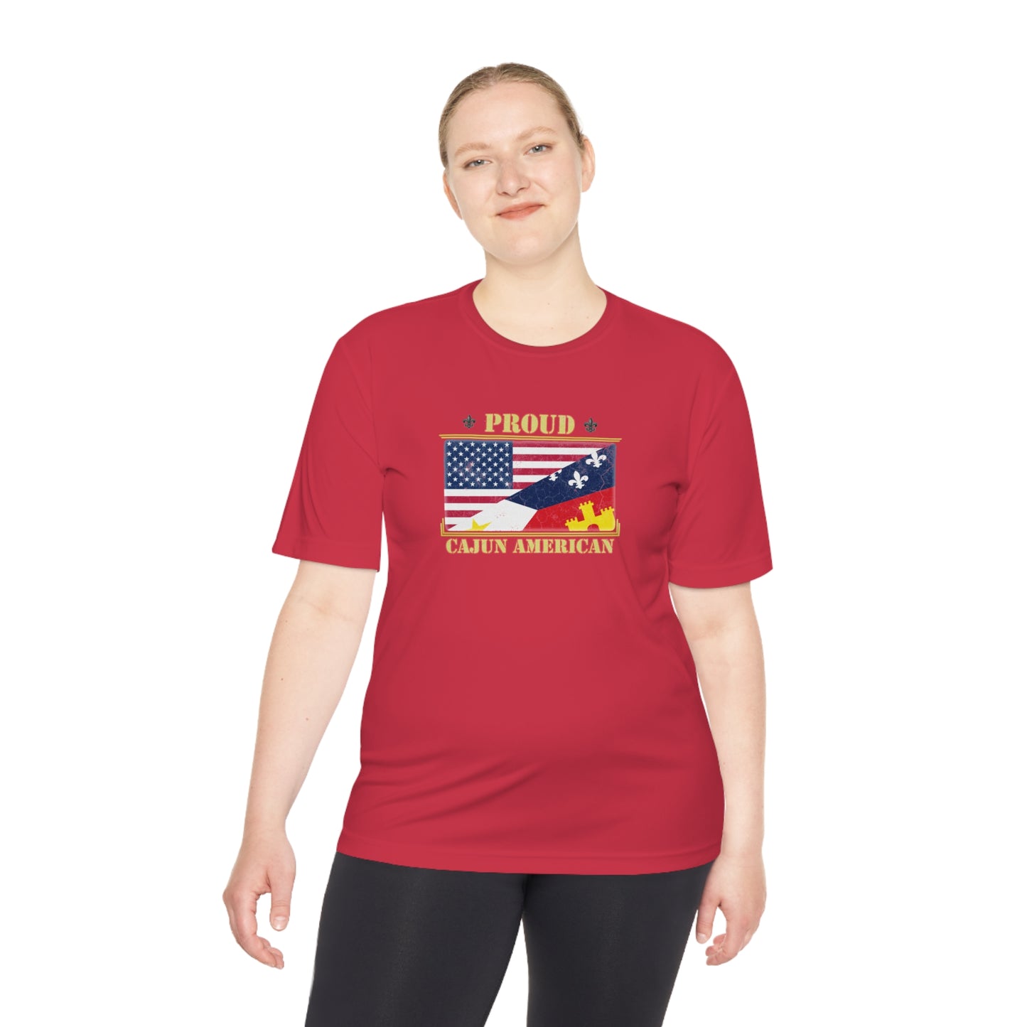 Cajun-American Proud Dry Fit T-Shirt