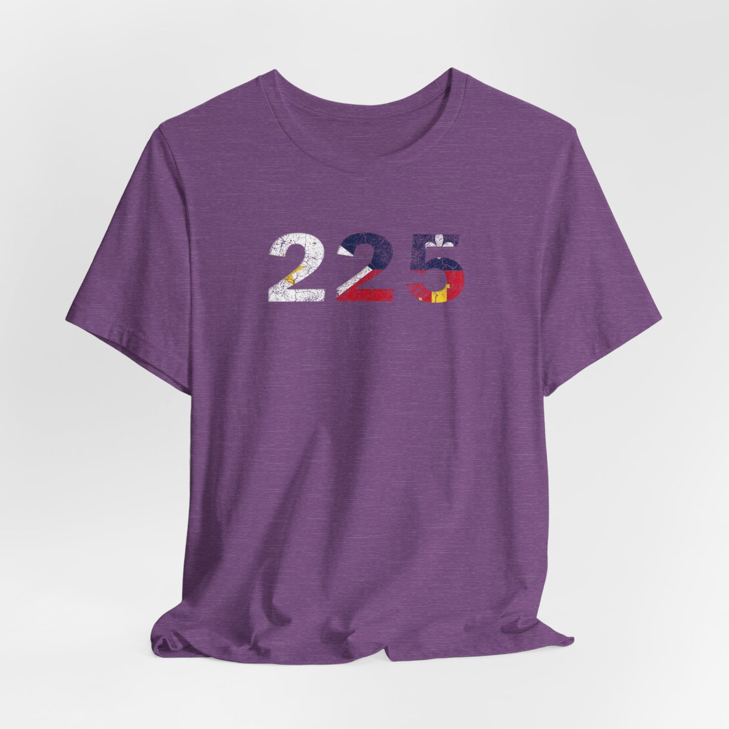 Cajun Flag 225 Area Code T-Shirt