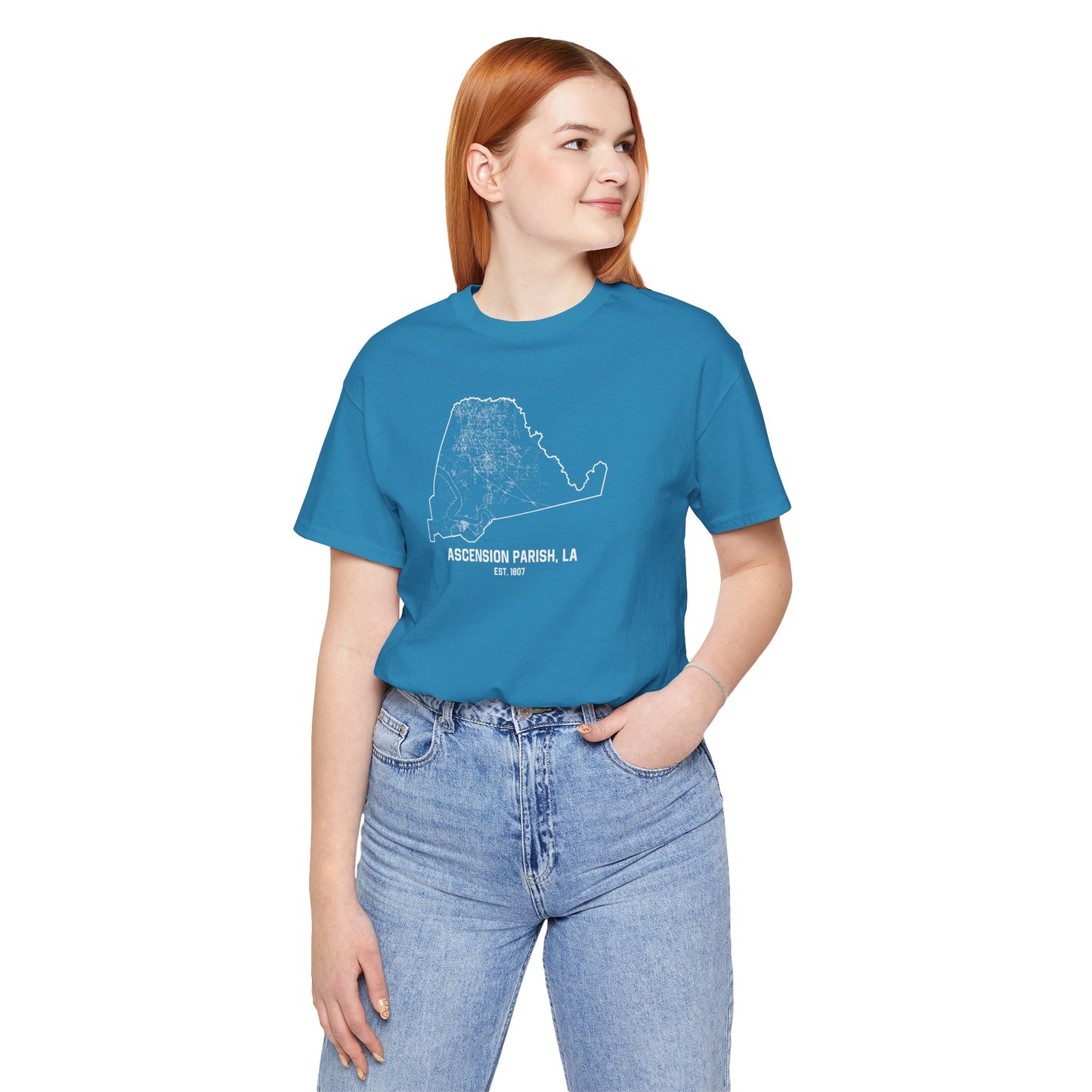 Ascension Parish Cajun T-Shirt - South of Interstate 10 - #Cajun Store# - #Cajun Clothing# - #Cajun Shirts#