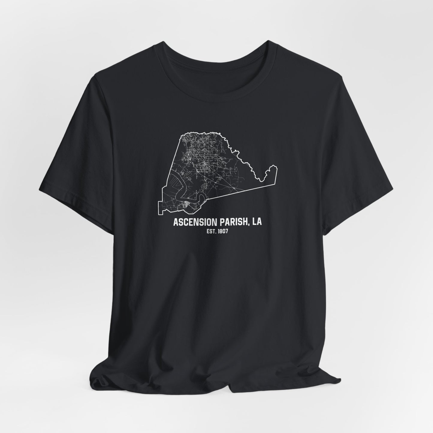 Ascension Parish Cajun T-Shirt - South of Interstate 10 - #Cajun Store# - #Cajun Clothing# - #Cajun Shirts#