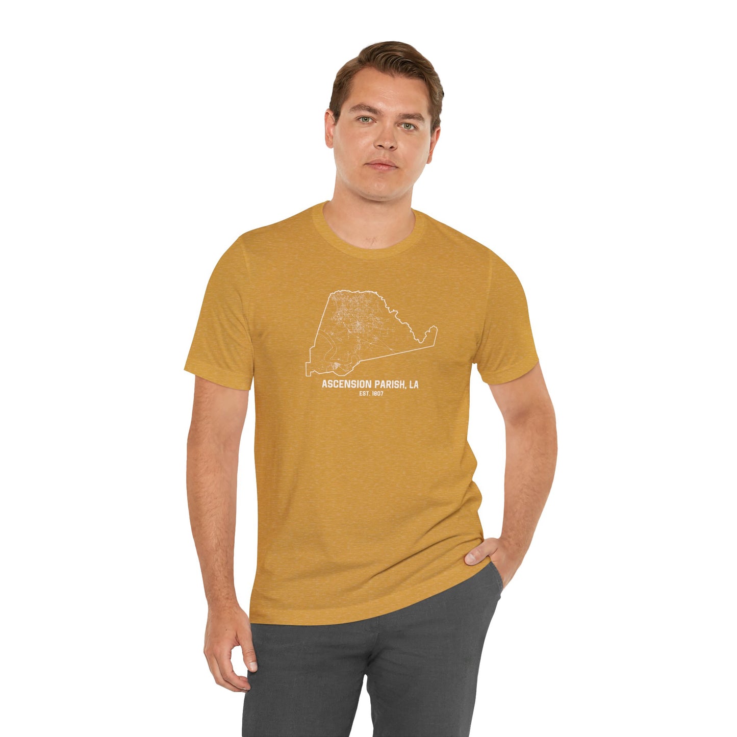 Ascension Parish Cajun T-Shirt - South of Interstate 10 - #Cajun Store# - #Cajun Clothing# - #Cajun Shirts#