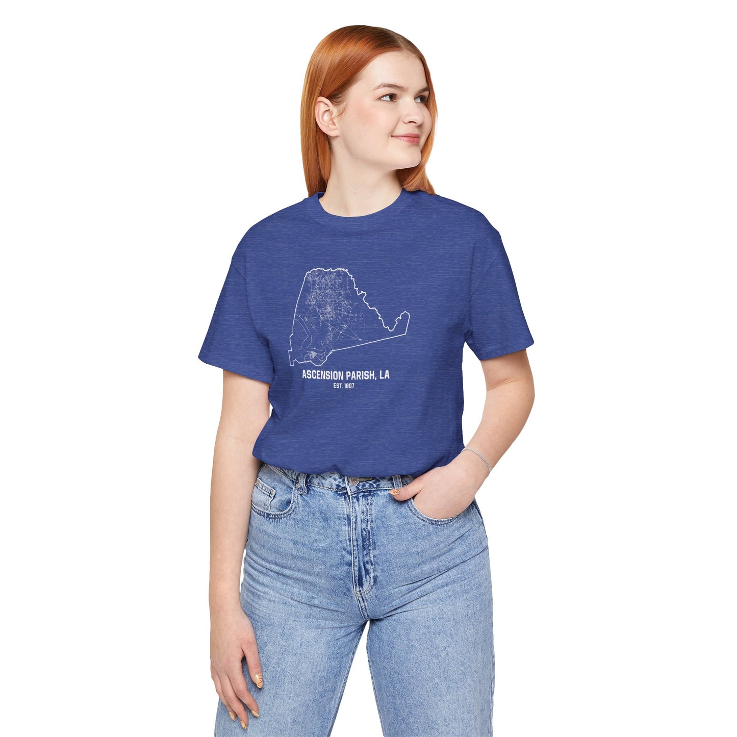 Ascension Parish Cajun T-Shirt - South of Interstate 10 - #Cajun Store# - #Cajun Clothing# - #Cajun Shirts#