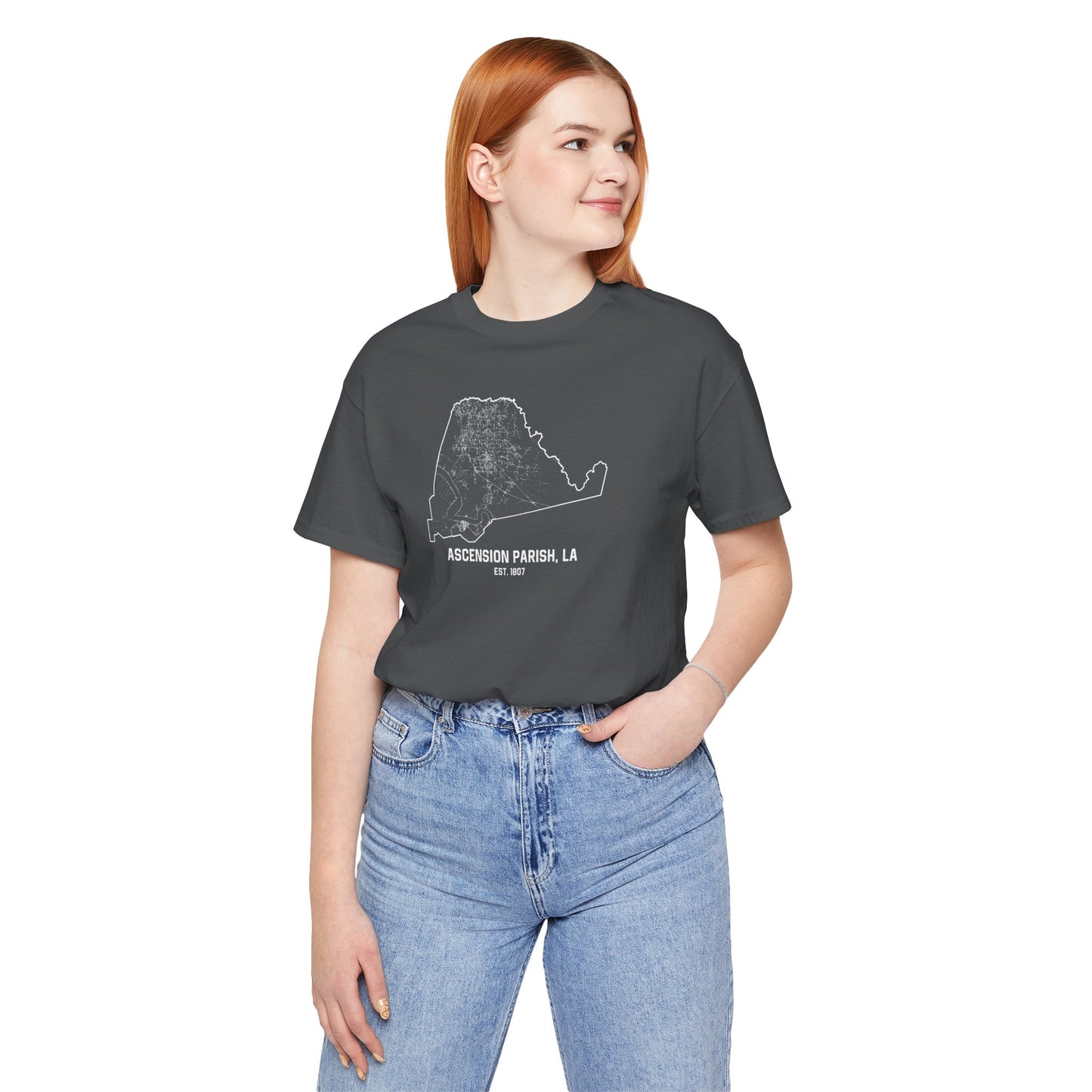Ascension Parish Cajun T-Shirt - South of Interstate 10 - #Cajun Store# - #Cajun Clothing# - #Cajun Shirts#