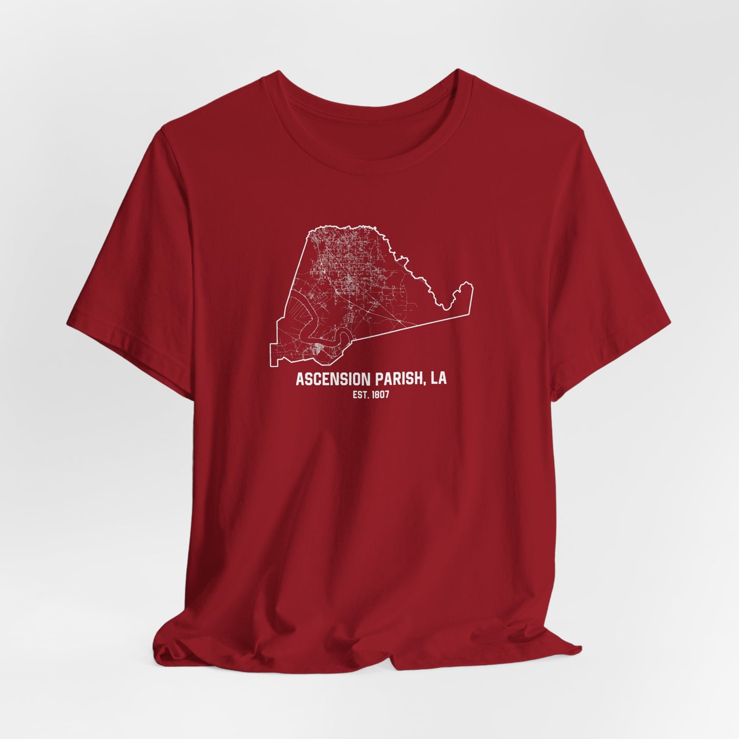Ascension Parish Cajun T-Shirt - South of Interstate 10 - #Cajun Store# - #Cajun Clothing# - #Cajun Shirts#