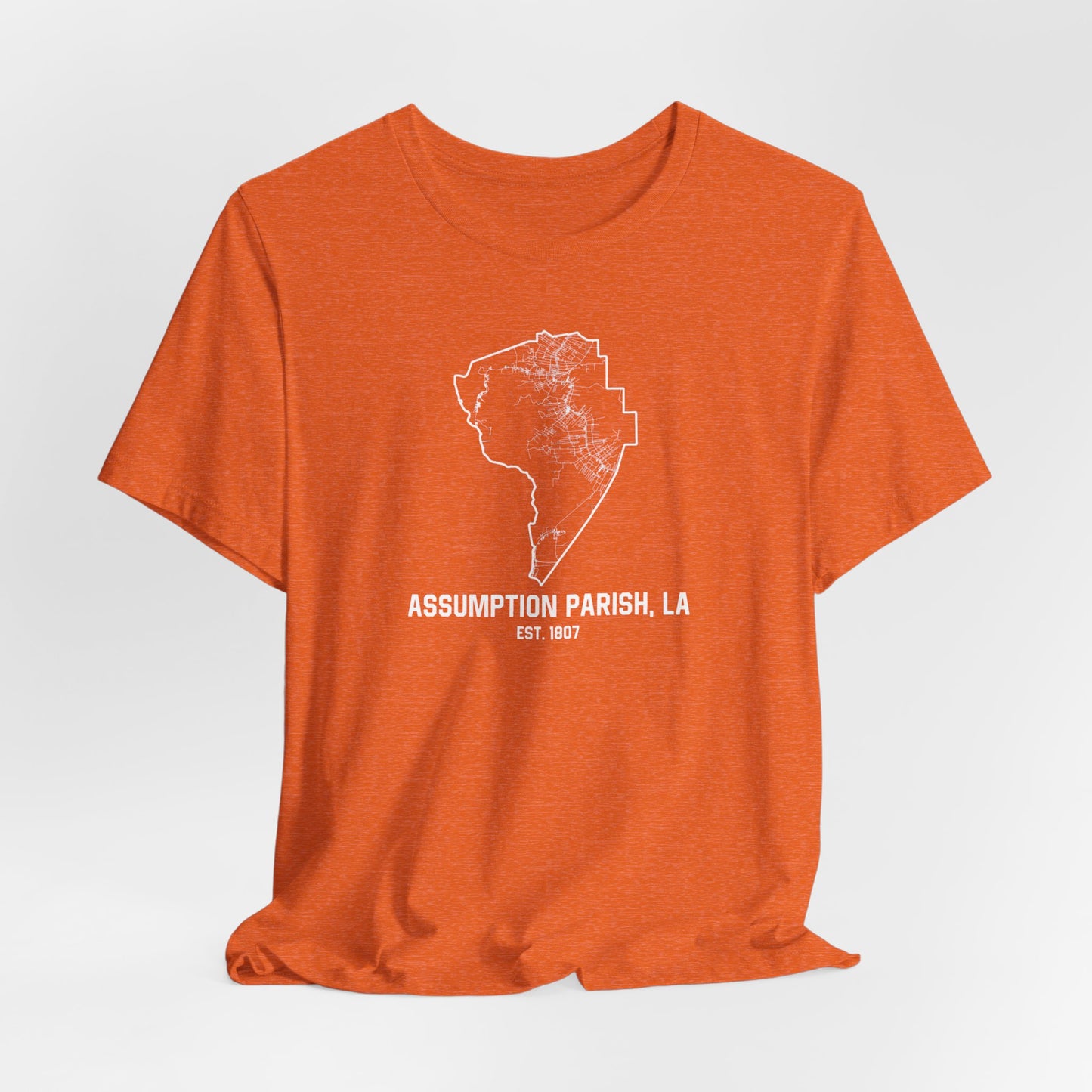 Assumption Parish Cajun T-Shirt - South of Interstate 10 - #Cajun Store# - #Cajun Clothing# - #Cajun Shirts#
