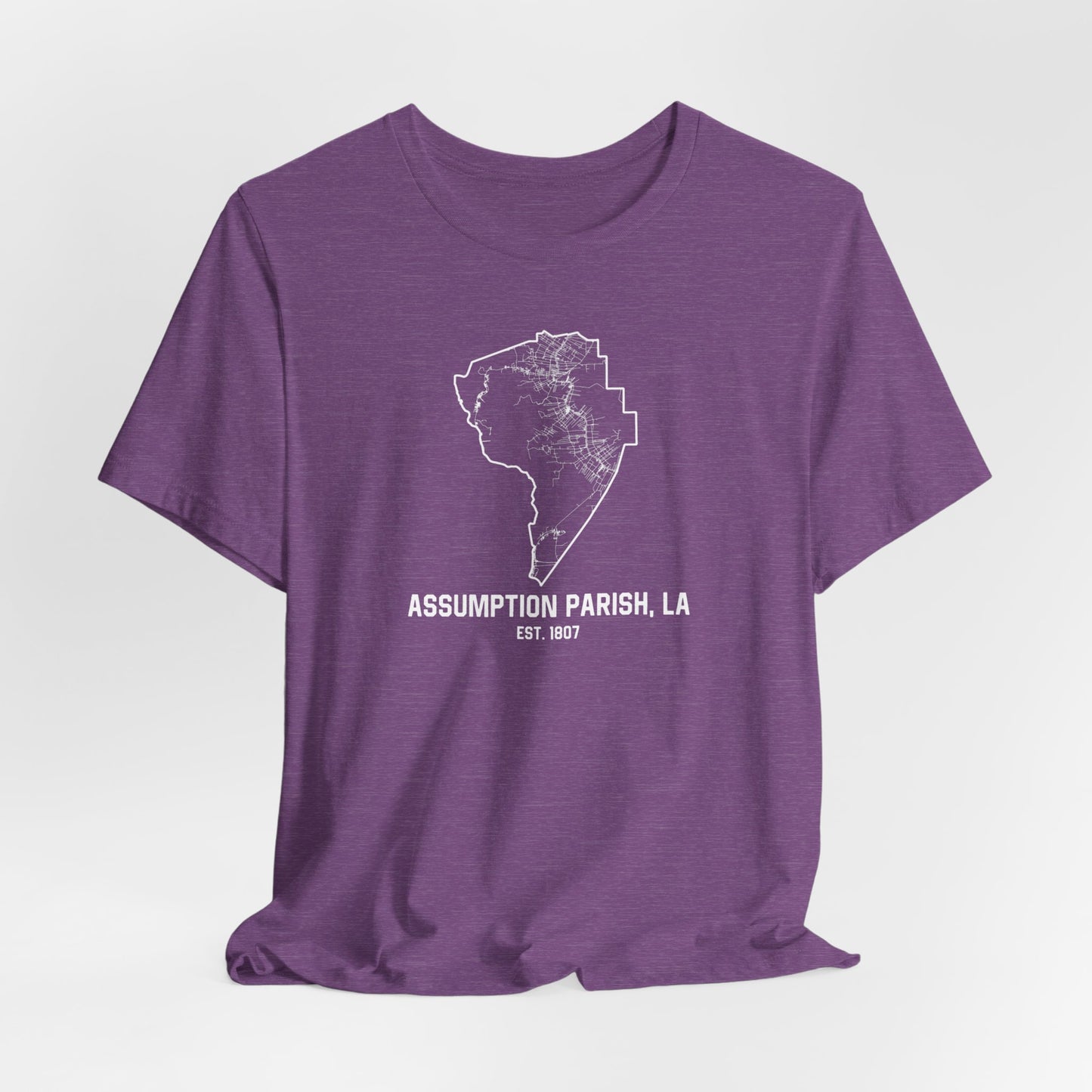 Assumption Parish Cajun T-Shirt - South of Interstate 10 - #Cajun Store# - #Cajun Clothing# - #Cajun Shirts#
