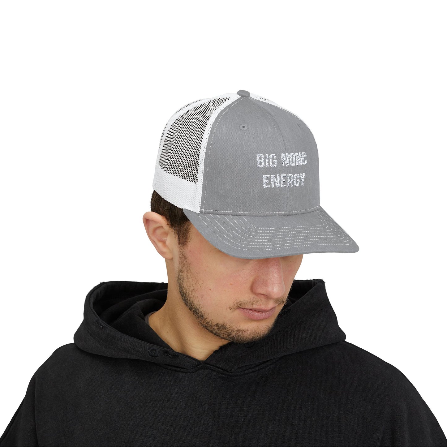 Big Nonc Energy Cajun Trucker Hat - South of Interstate 10 - #Cajun Store# - #Cajun Clothing# - #Cajun Shirts#