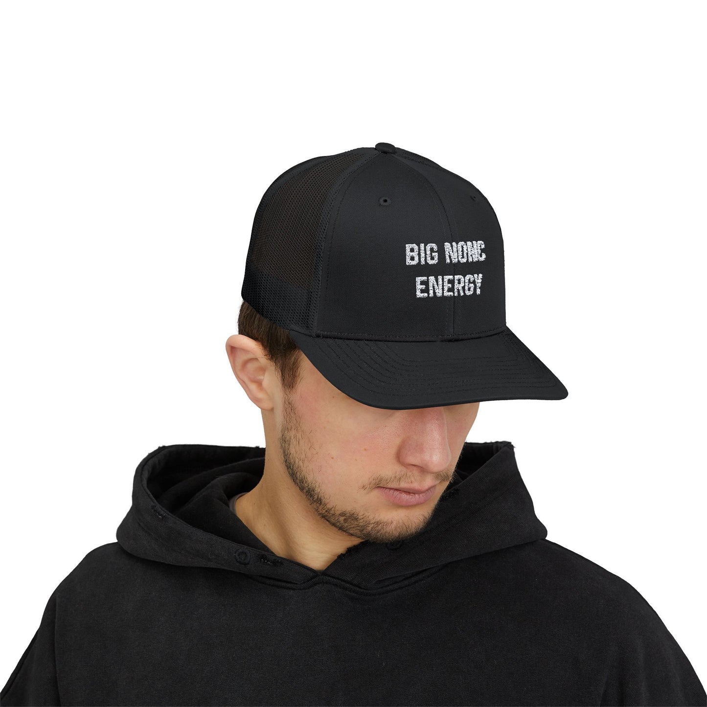 Big Nonc Energy Cajun Trucker Hat - South of Interstate 10 - #Cajun Store# - #Cajun Clothing# - #Cajun Shirts#