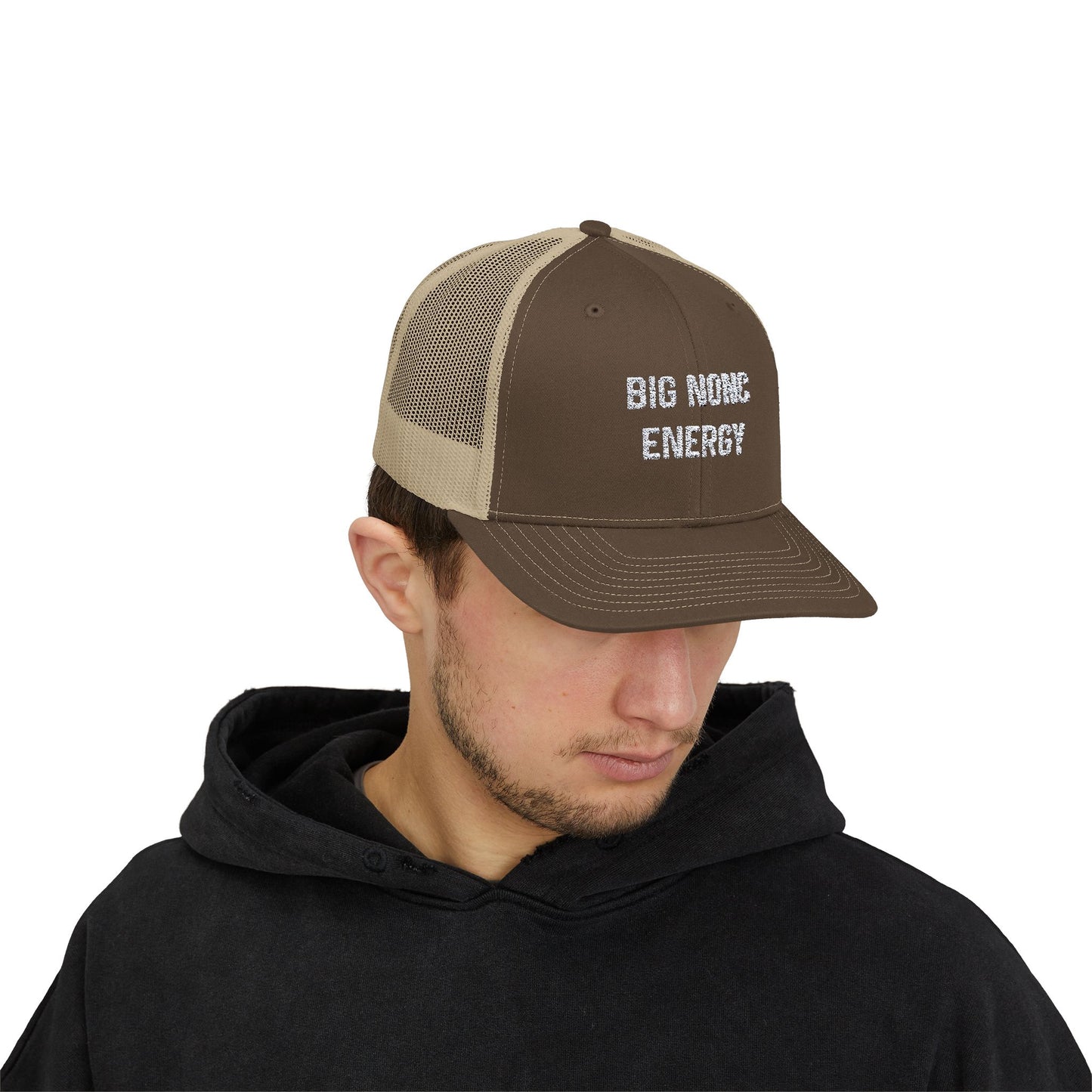 Big Nonc Energy Cajun Trucker Hat - South of Interstate 10 - #Cajun Store# - #Cajun Clothing# - #Cajun Shirts#