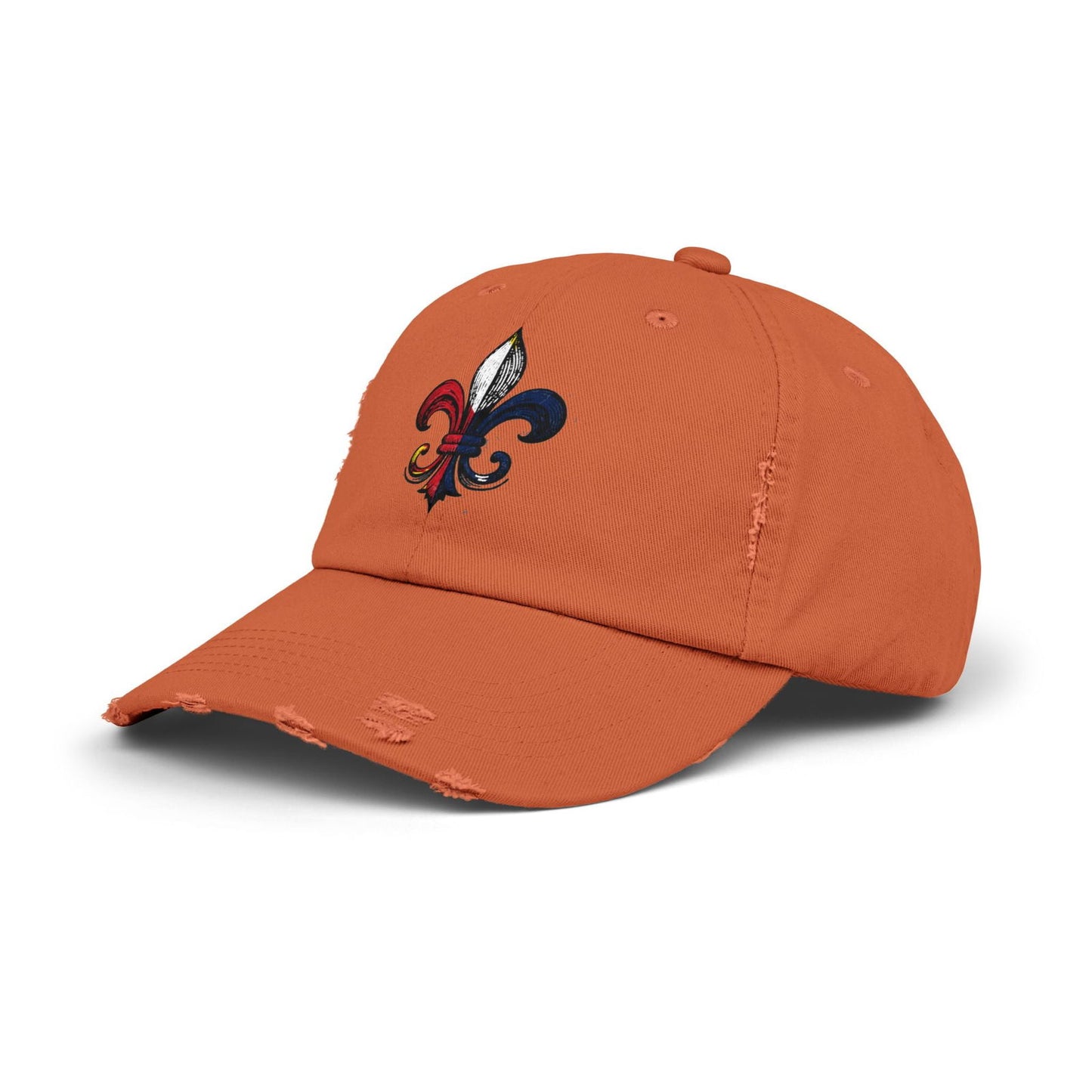 Cajun Fleur-de-lis Hat, Cajun Hat - South of Interstate 10 - #Cajun Store# - #Cajun Clothing# - #Cajun Shirts#
