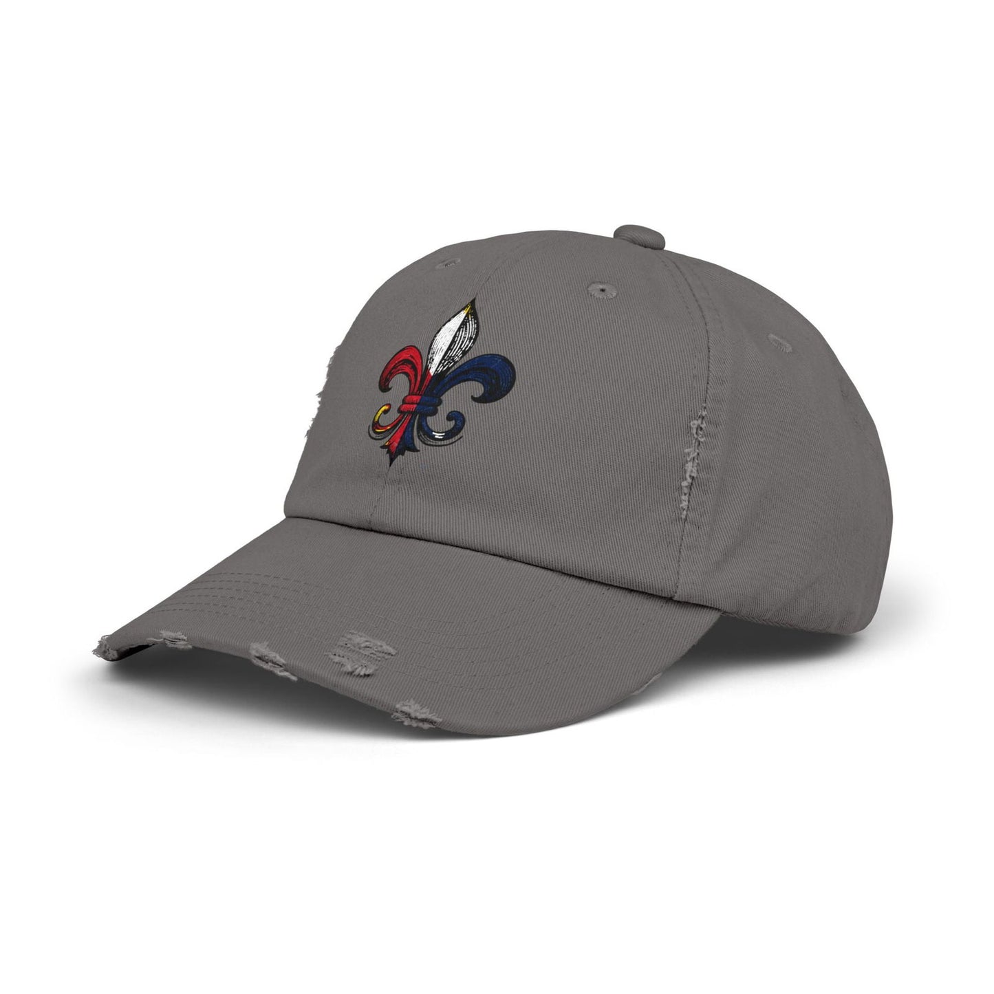 Cajun Fleur-de-lis Hat, Cajun Hat - South of Interstate 10 - #Cajun Store# - #Cajun Clothing# - #Cajun Shirts#