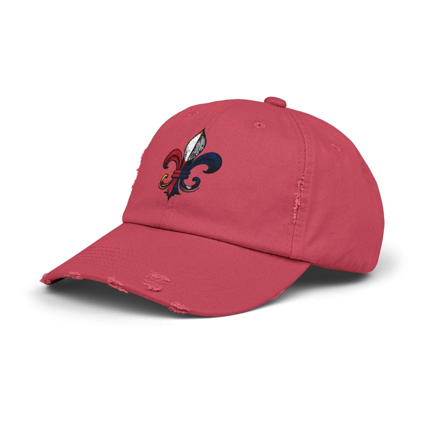 Cajun Fleur-de-lis Hat, Cajun Hat - South of Interstate 10 - #Cajun Store# - #Cajun Clothing# - #Cajun Shirts#