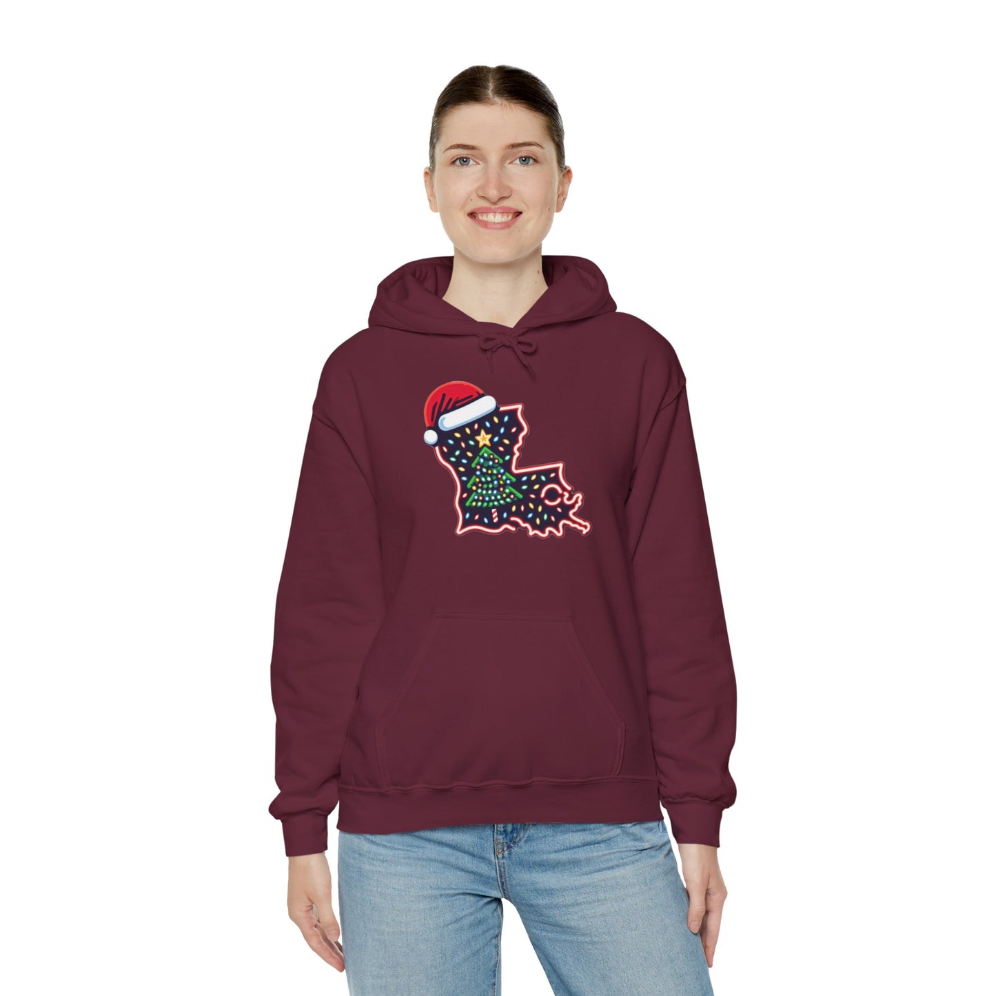 Louisiana Christmas Hoodie
