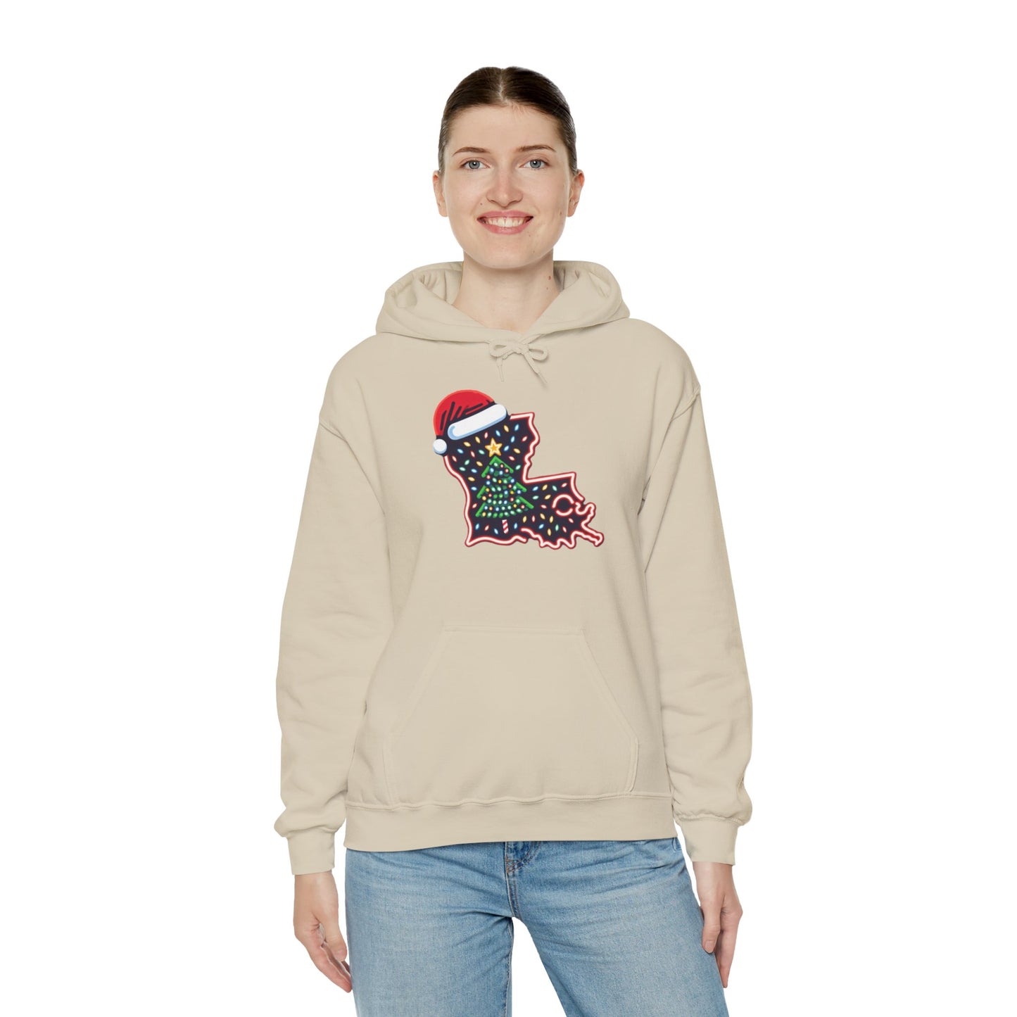 Louisiana Christmas Hoodie