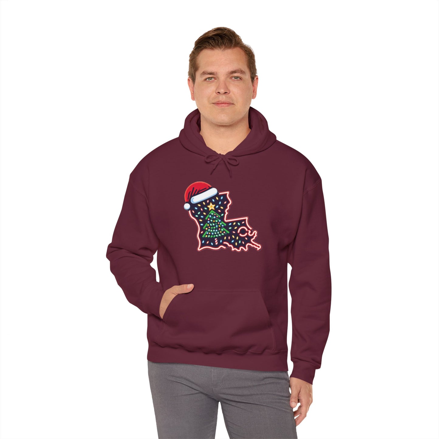 Louisiana Christmas Hoodie