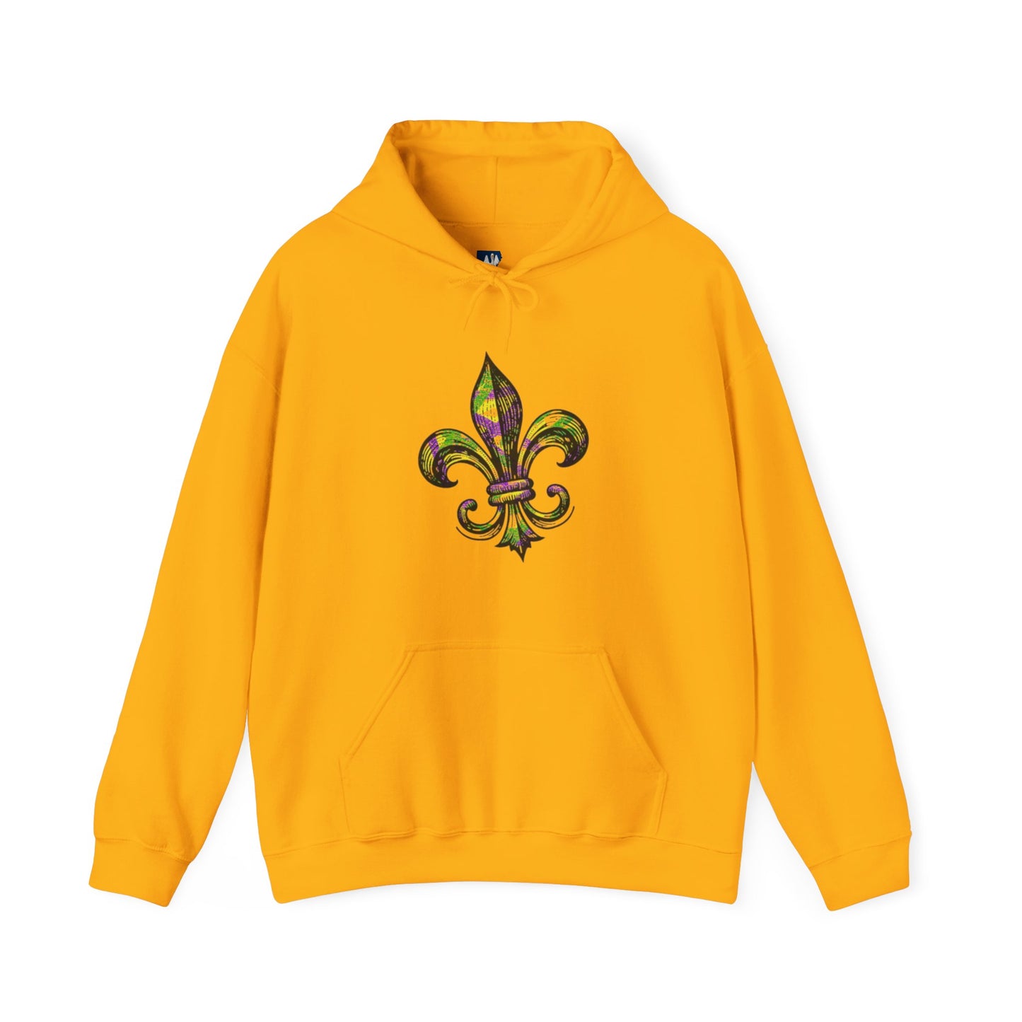 Mardi Gras Fleur-de-lis Cajun Hoodie