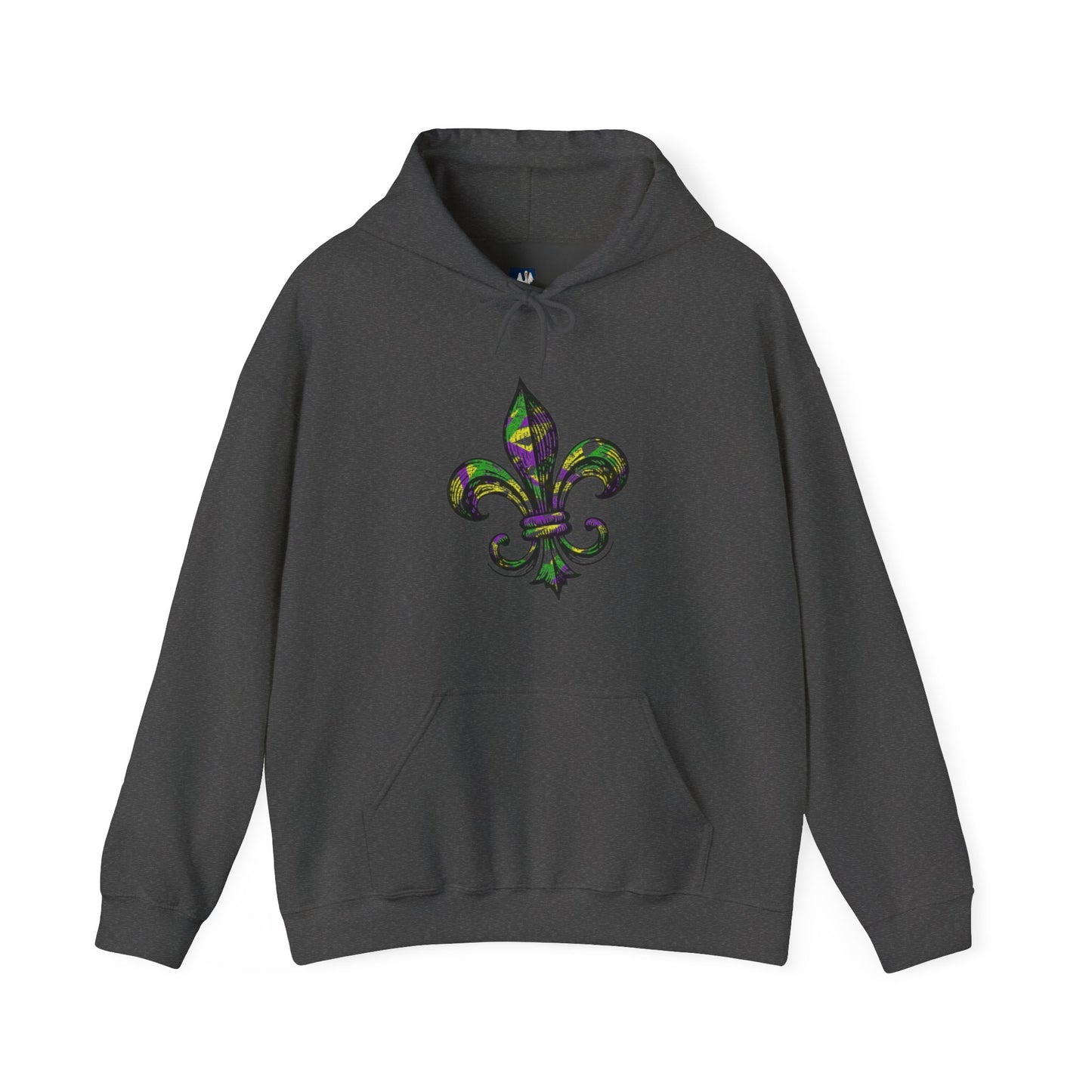 Mardi Gras Fleur-de-lis Cajun Hoodie