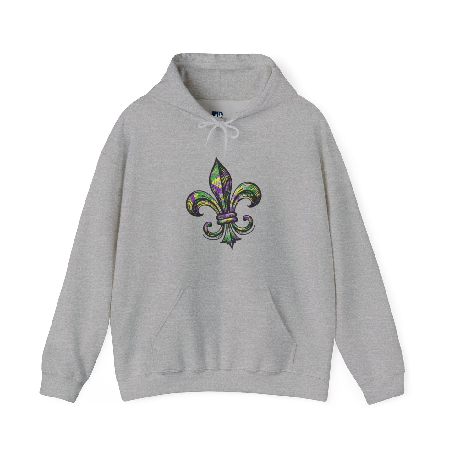 Mardi Gras Fleur-de-lis Cajun Hoodie