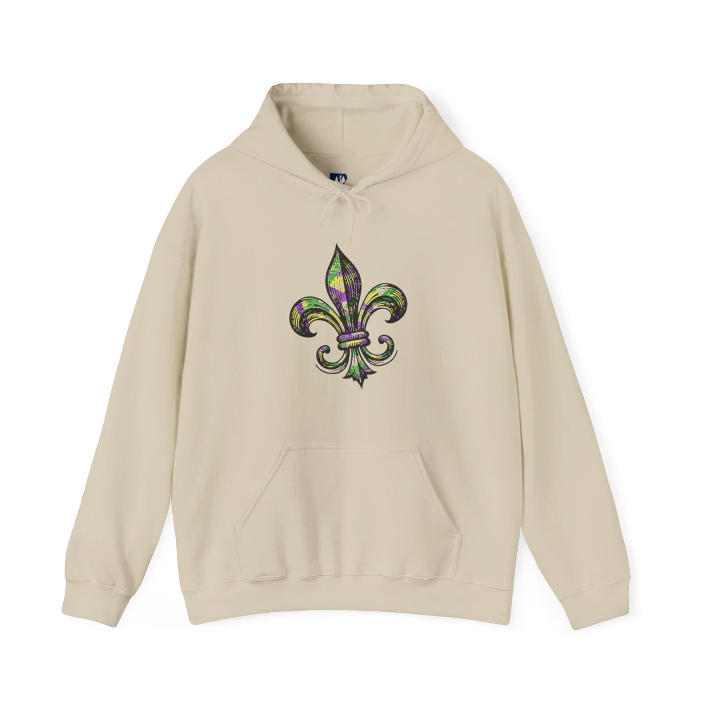 Mardi Gras Fleur-de-lis Cajun Hoodie