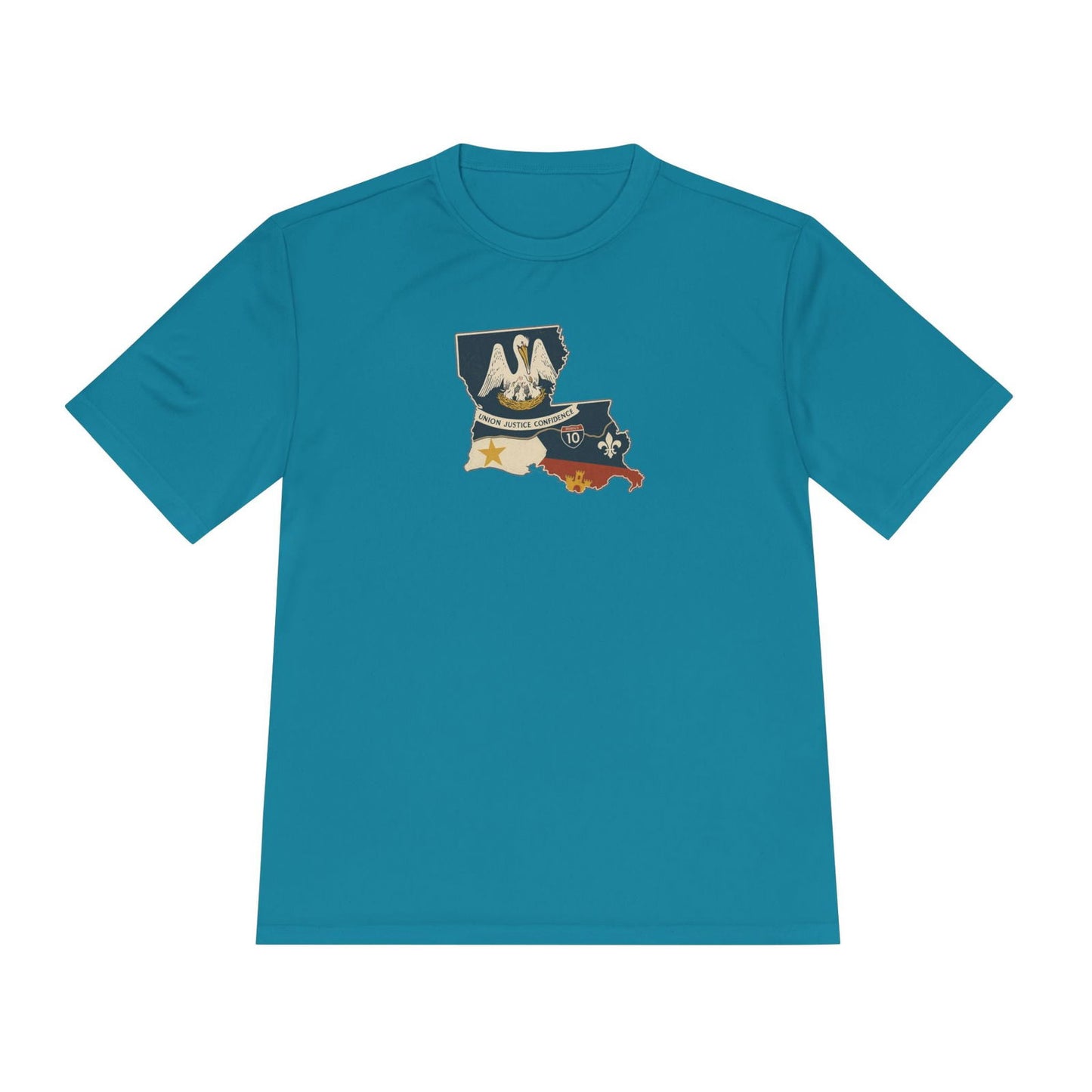 south-of-interstate-10-cajun-store-cajun-country-south-of-i-10-map-cajun-dry-fit-t-shirt