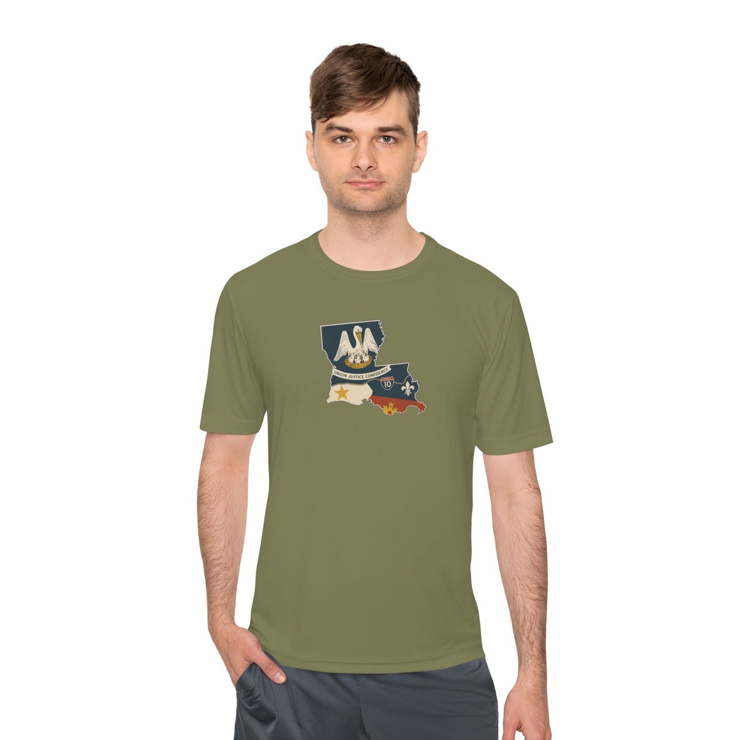 south-of-interstate-10-cajun-store-cajun-country-south-of-i-10-map-cajun-dry-fit-t-shirt