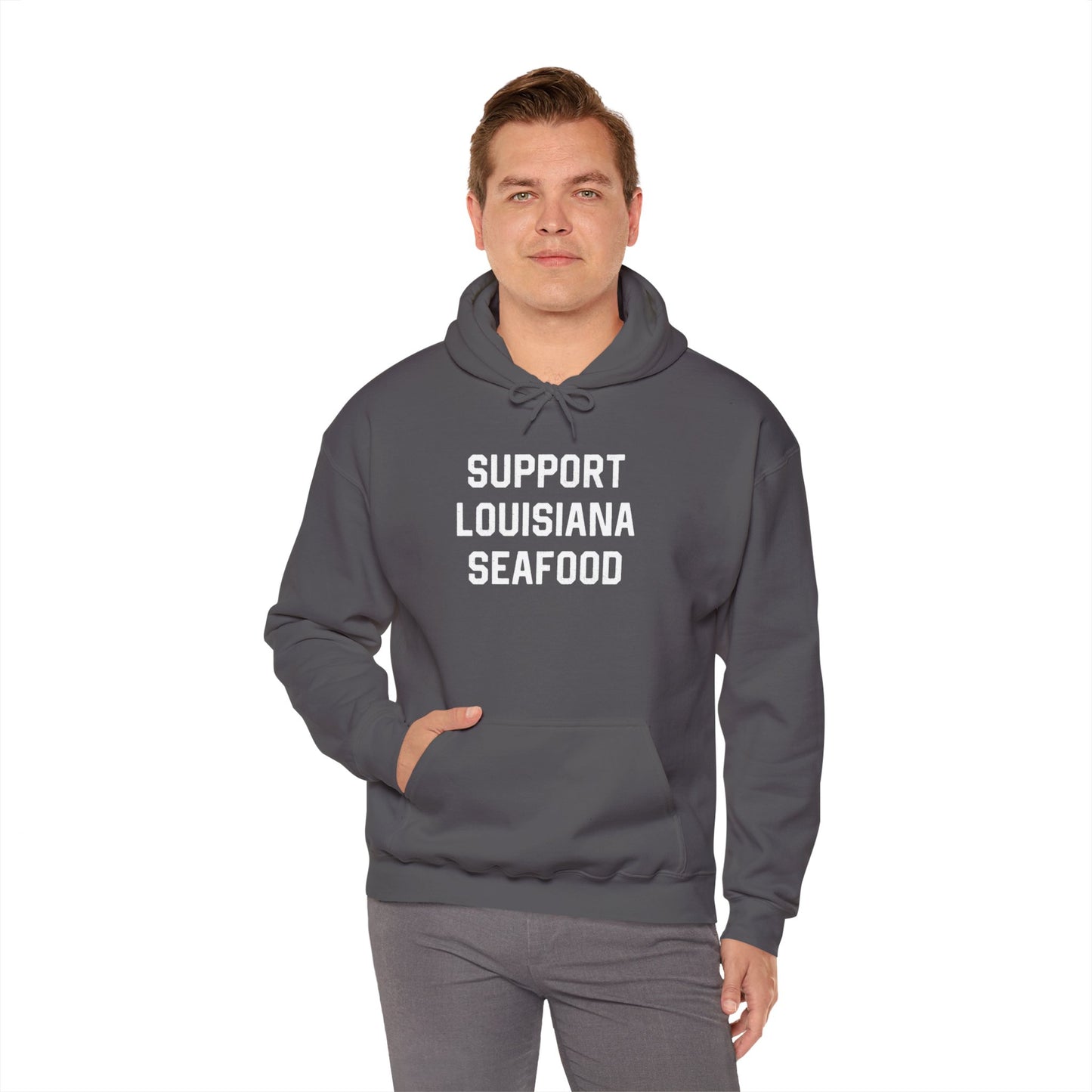 Support Louisiana Seafood Cajun Hoodie