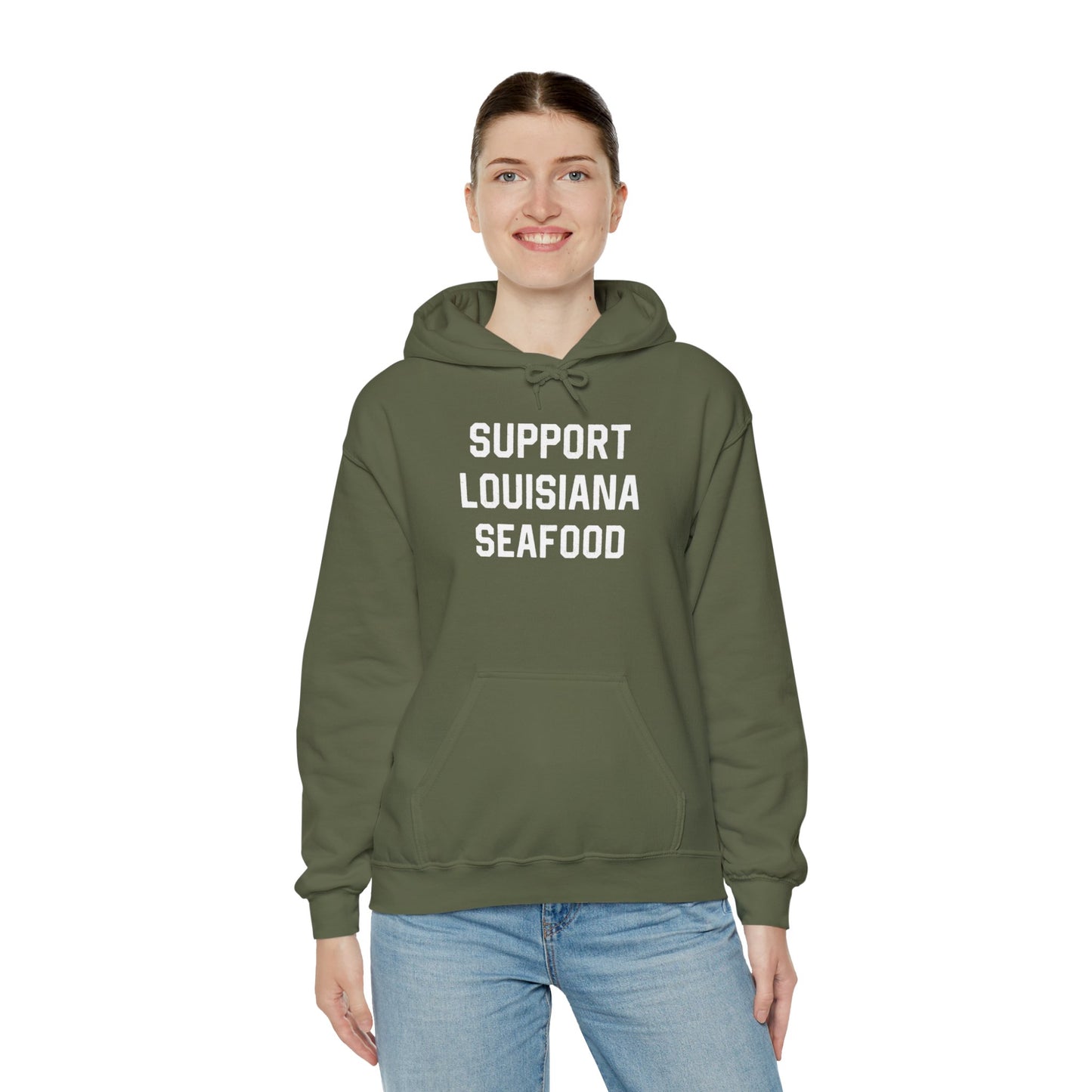 Support Louisiana Seafood Cajun Hoodie