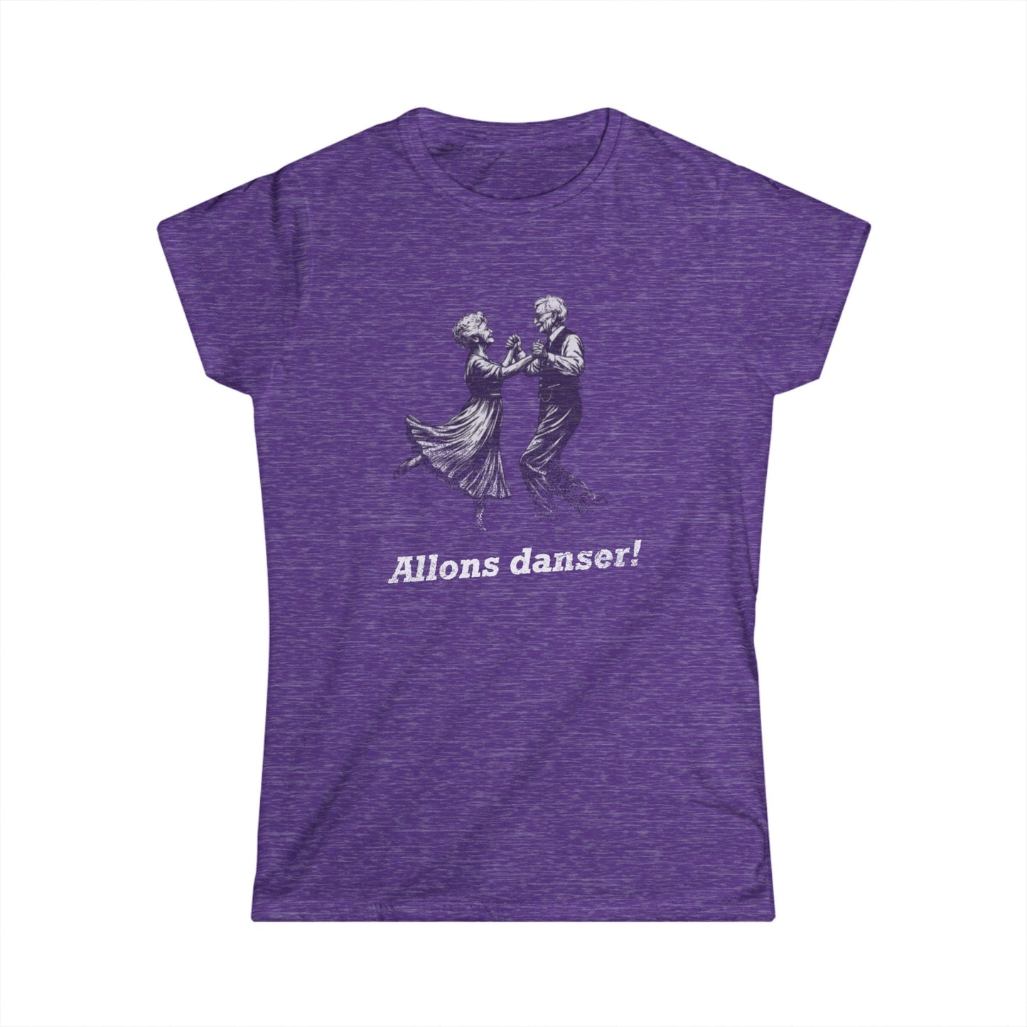 Women's Allons Danser Cajun T-Shirt (Let's Dance) - South of Interstate 10 - #Cajun Store# - #Cajun Clothing# - #Cajun Shirts#