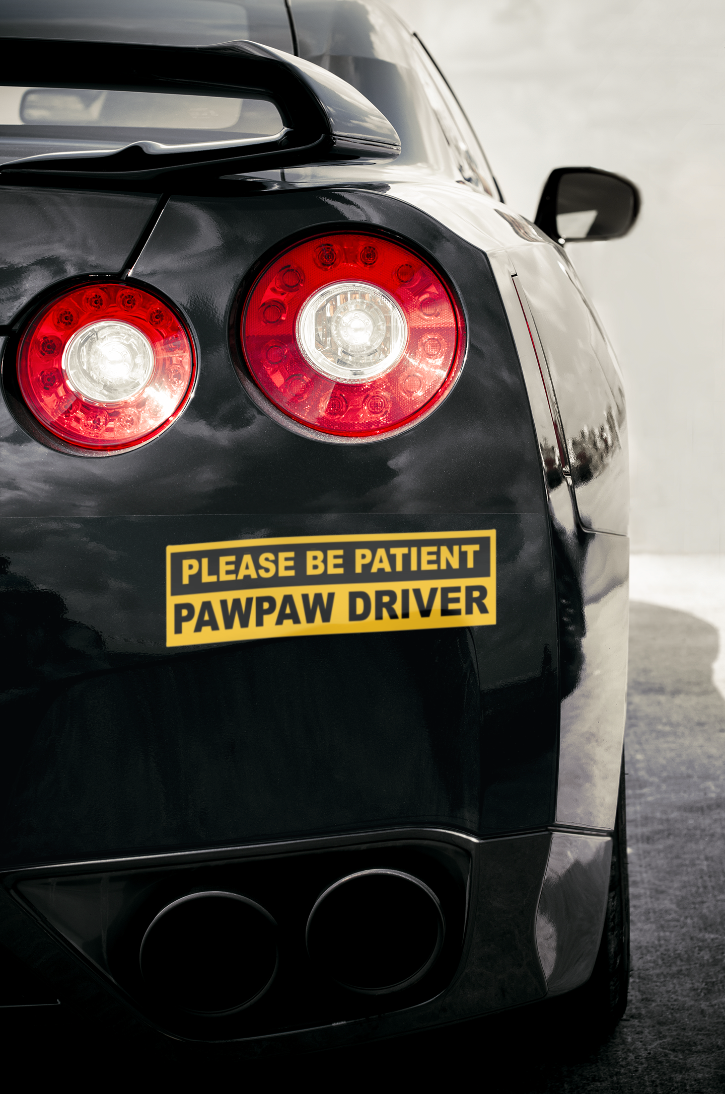 PawPaw Driver Cajun Bumper Sticker
