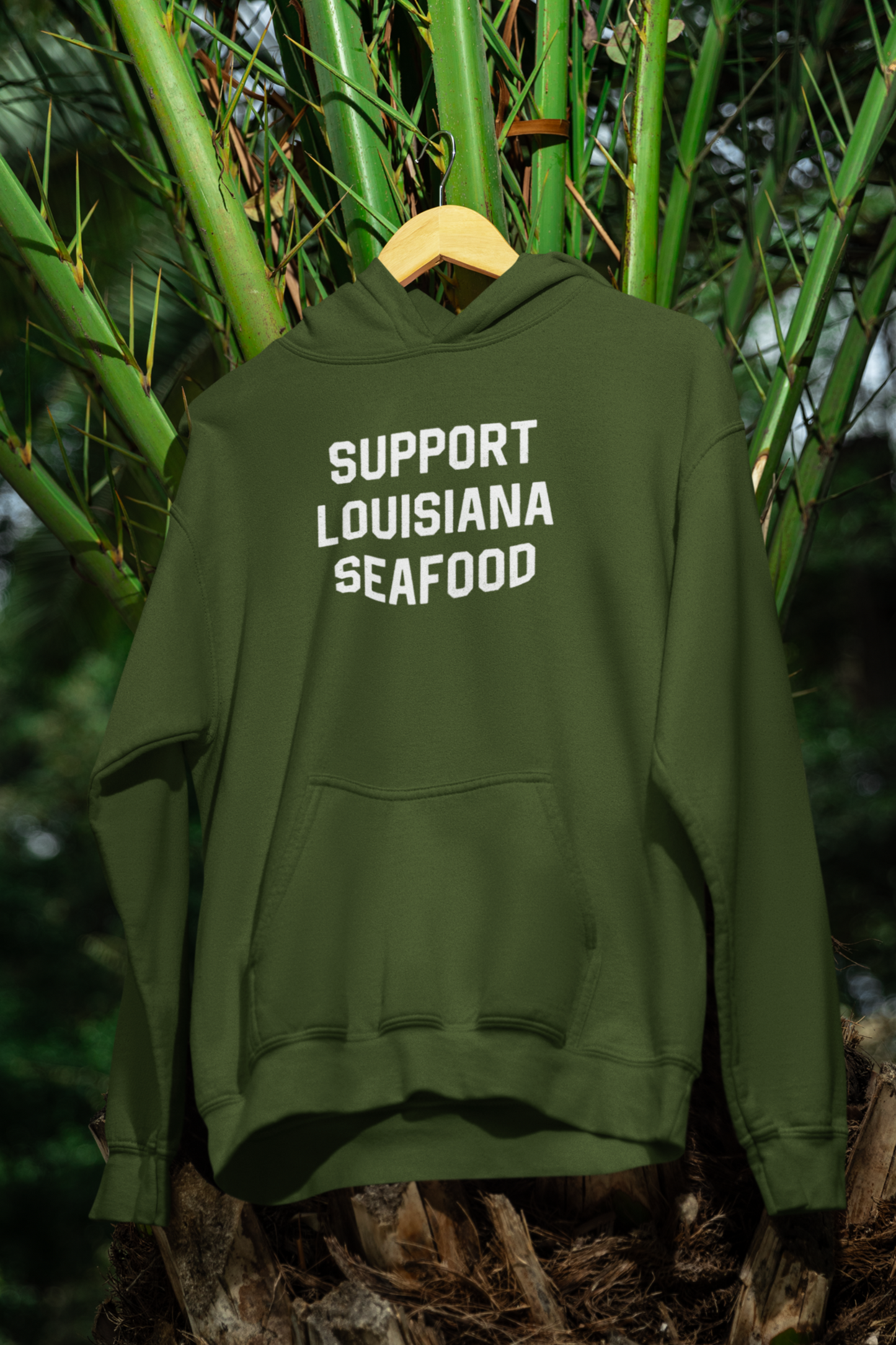 Support Louisiana Seafood Cajun Hoodie