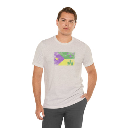 Mardi Gras Cajun Flag T-Shirt