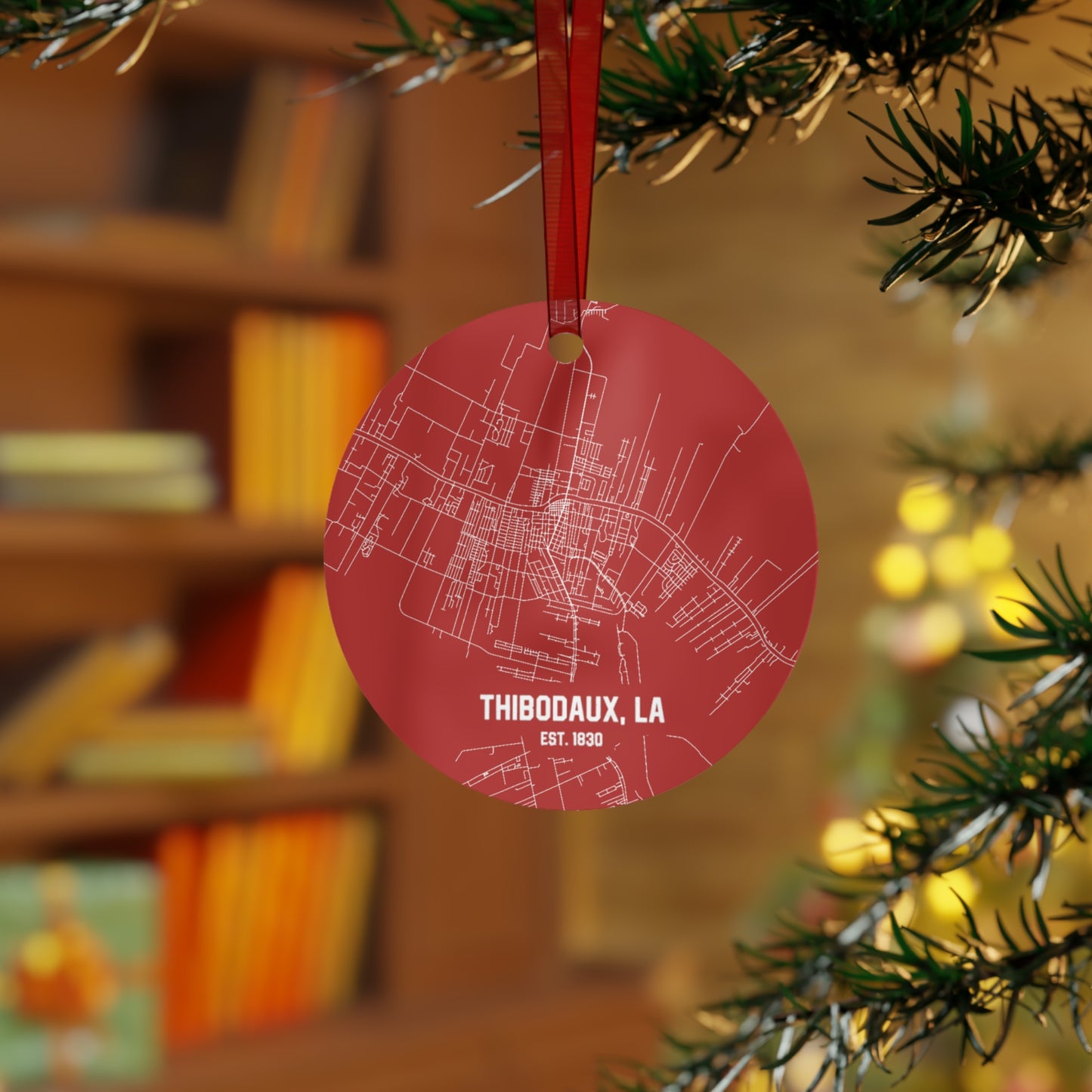 Thibodaux Louisiana Christmas Ornament